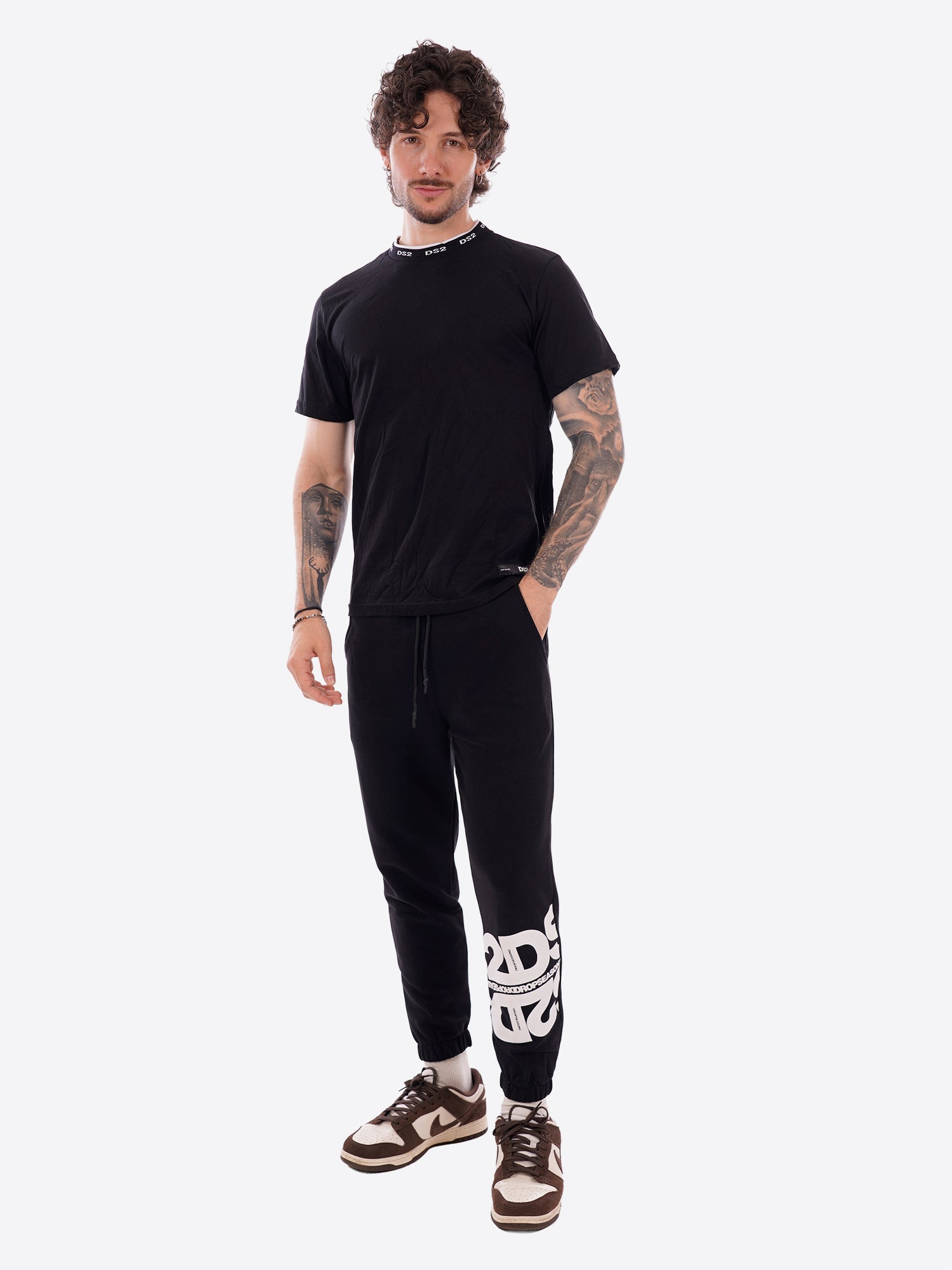 T-shirt DS2 da Uomo - nero SS26300NERO