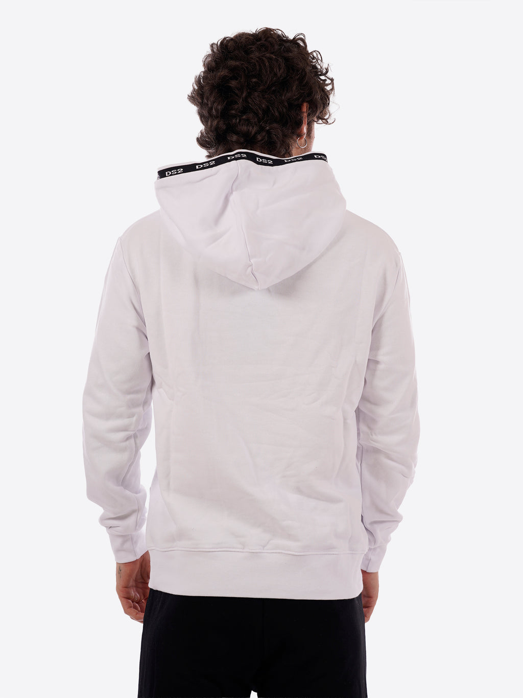 Felpa Cappuccio DS2 da Uomo - bianco SS26302BIANCO