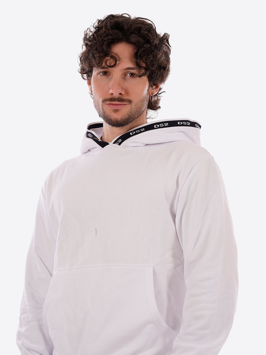 Felpa Cappuccio DS2 da Uomo - bianco SS26302BIANCO