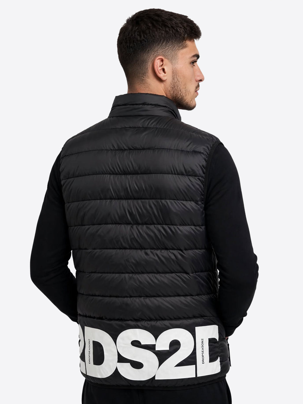Piumino Smanicato DS2 da Uomo - nero SS26321NERO