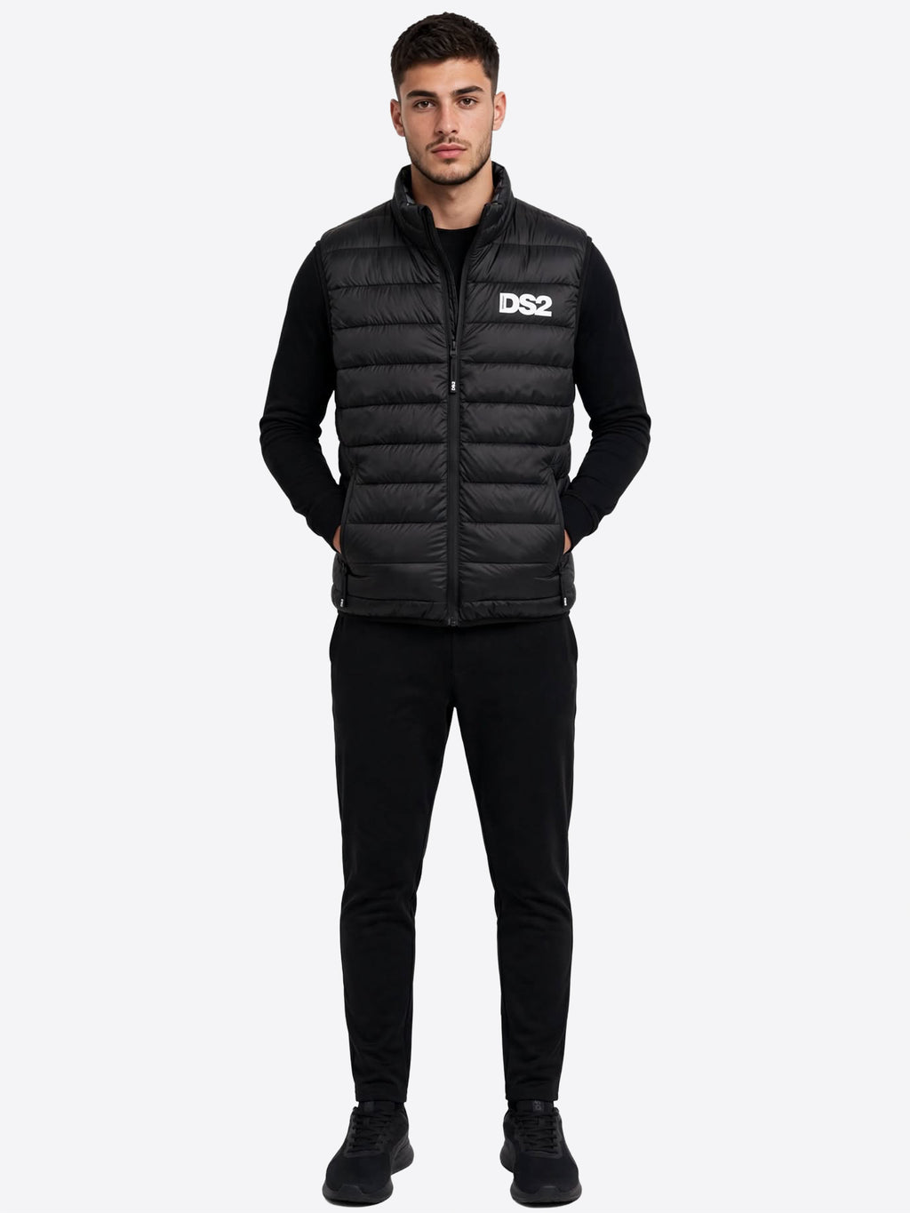 Piumino Smanicato DS2 da Uomo - nero SS26321NERO