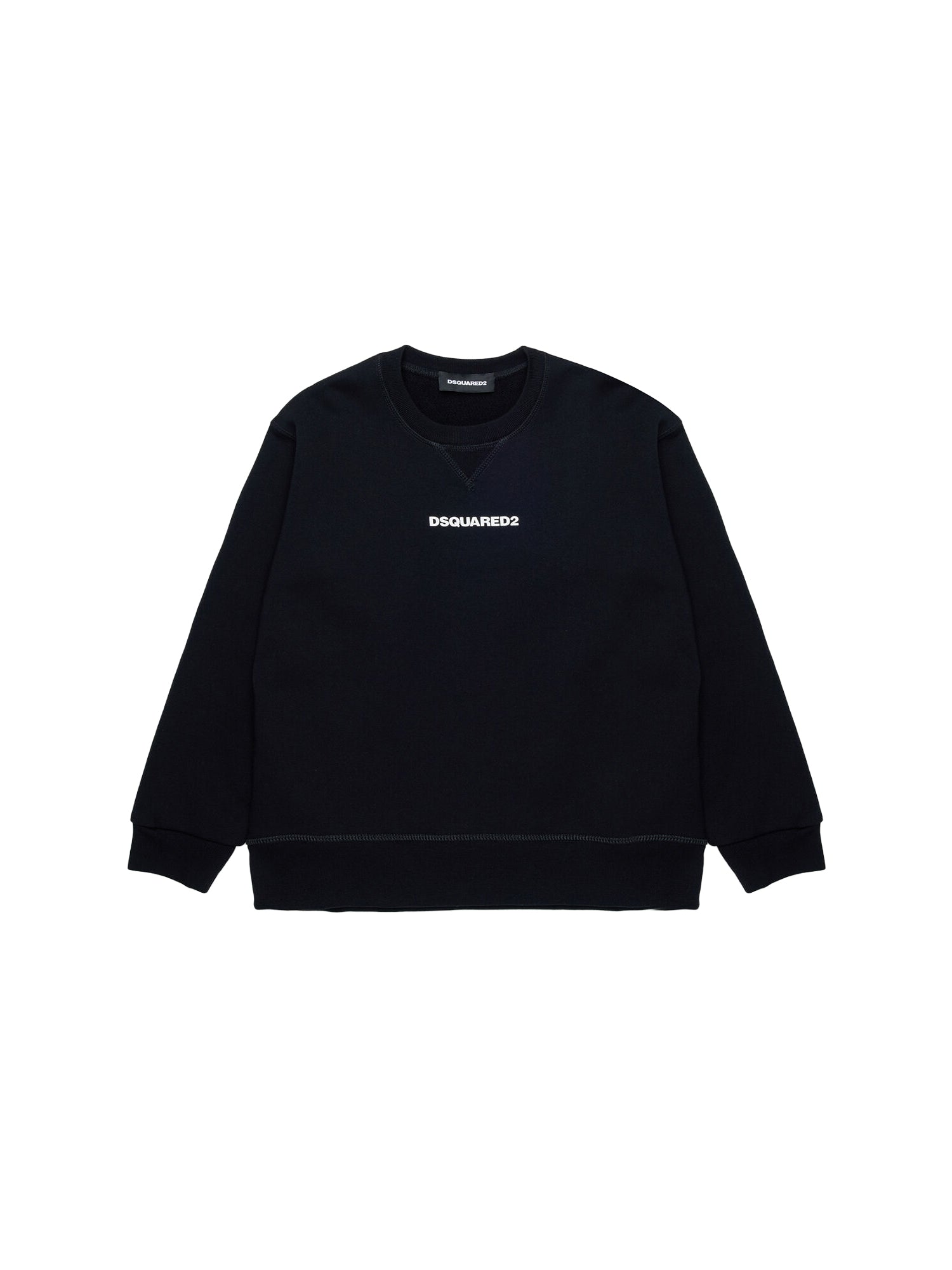 Felpa giro DSQUARED2 da Ragazzo - nero DQ2739DQ900 NERO