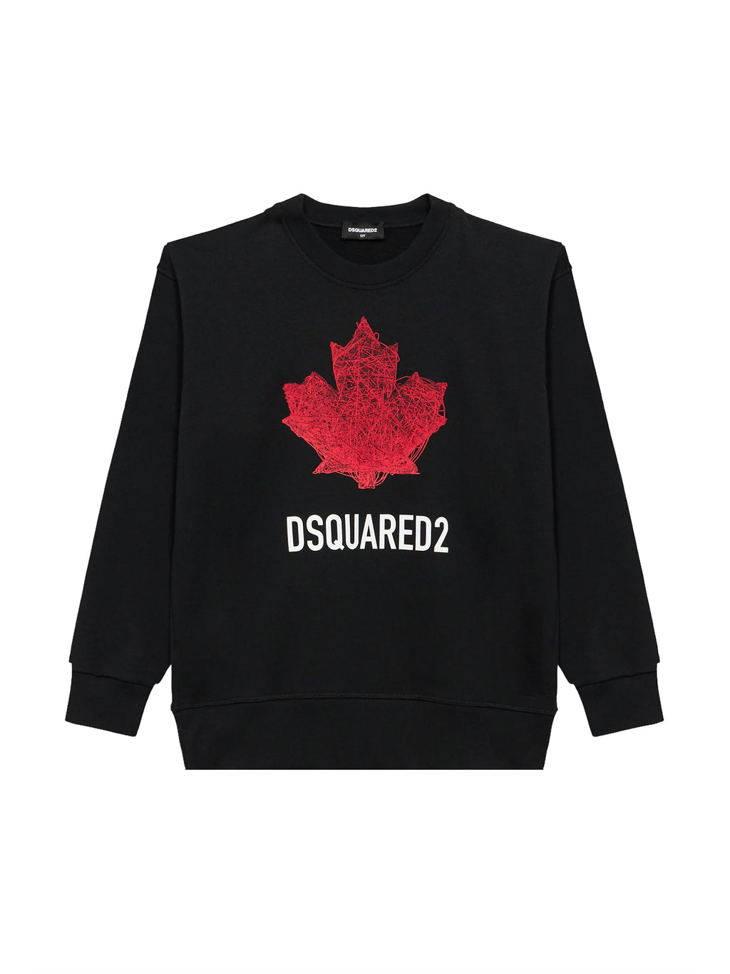 Felpa giro DSQUARED2 da Ragazzo - nero DQ3193DQ900 NERO