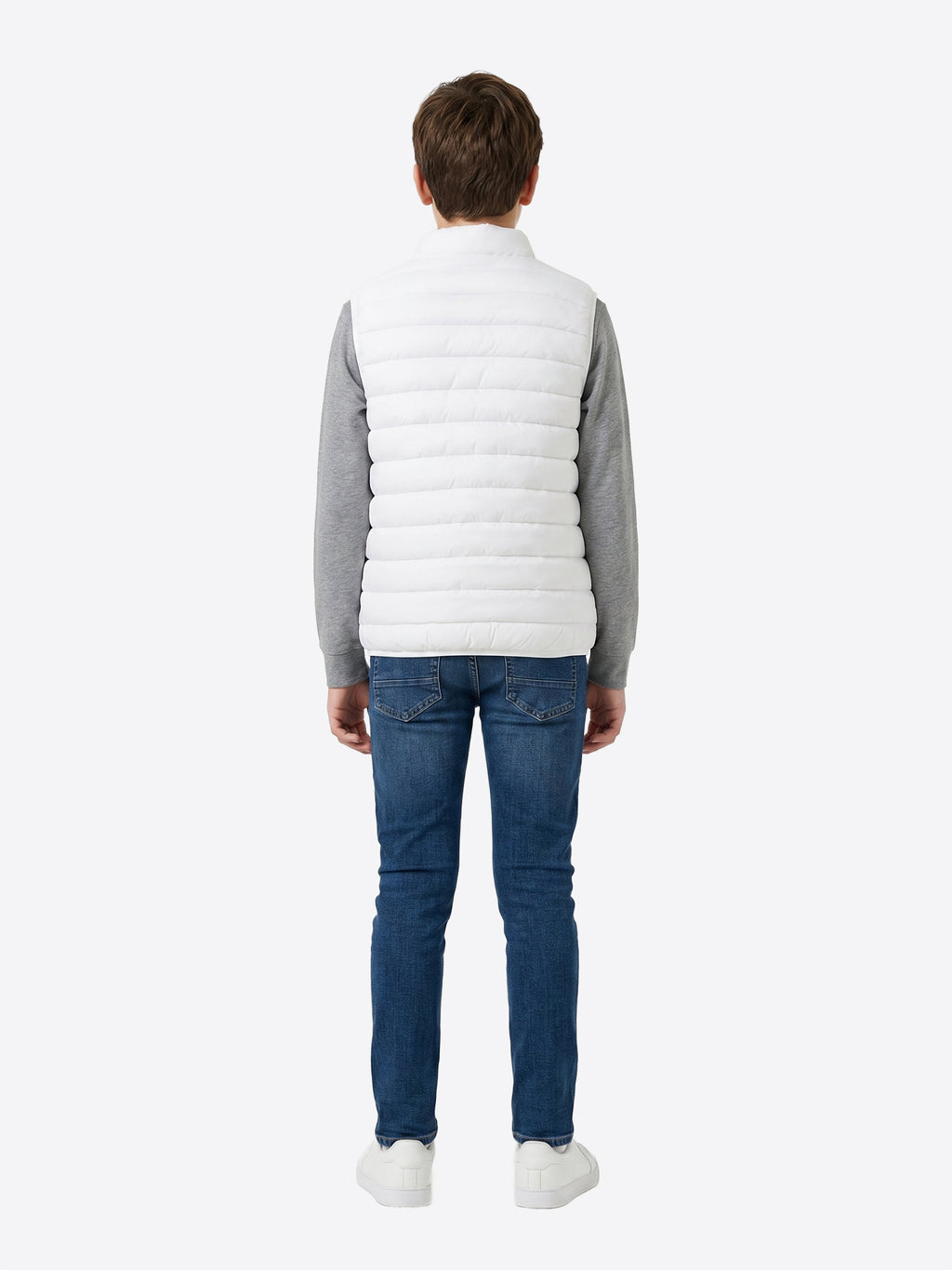 Piumino Smanicato DSQUARED2 da Ragazzo - bianco DQ3231DQ100 BIANCO