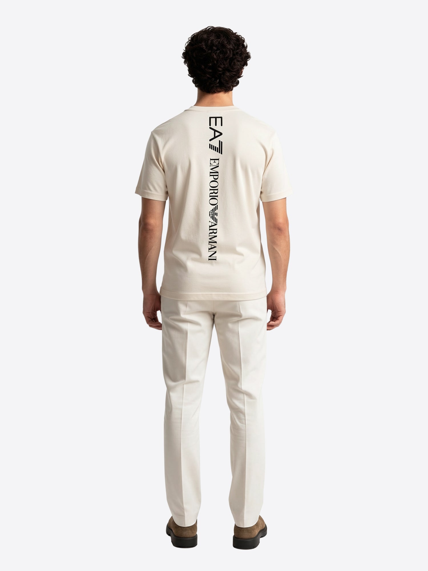 T-shirt EA7 da Uomo - beige 7M000567U1088 BEIGE