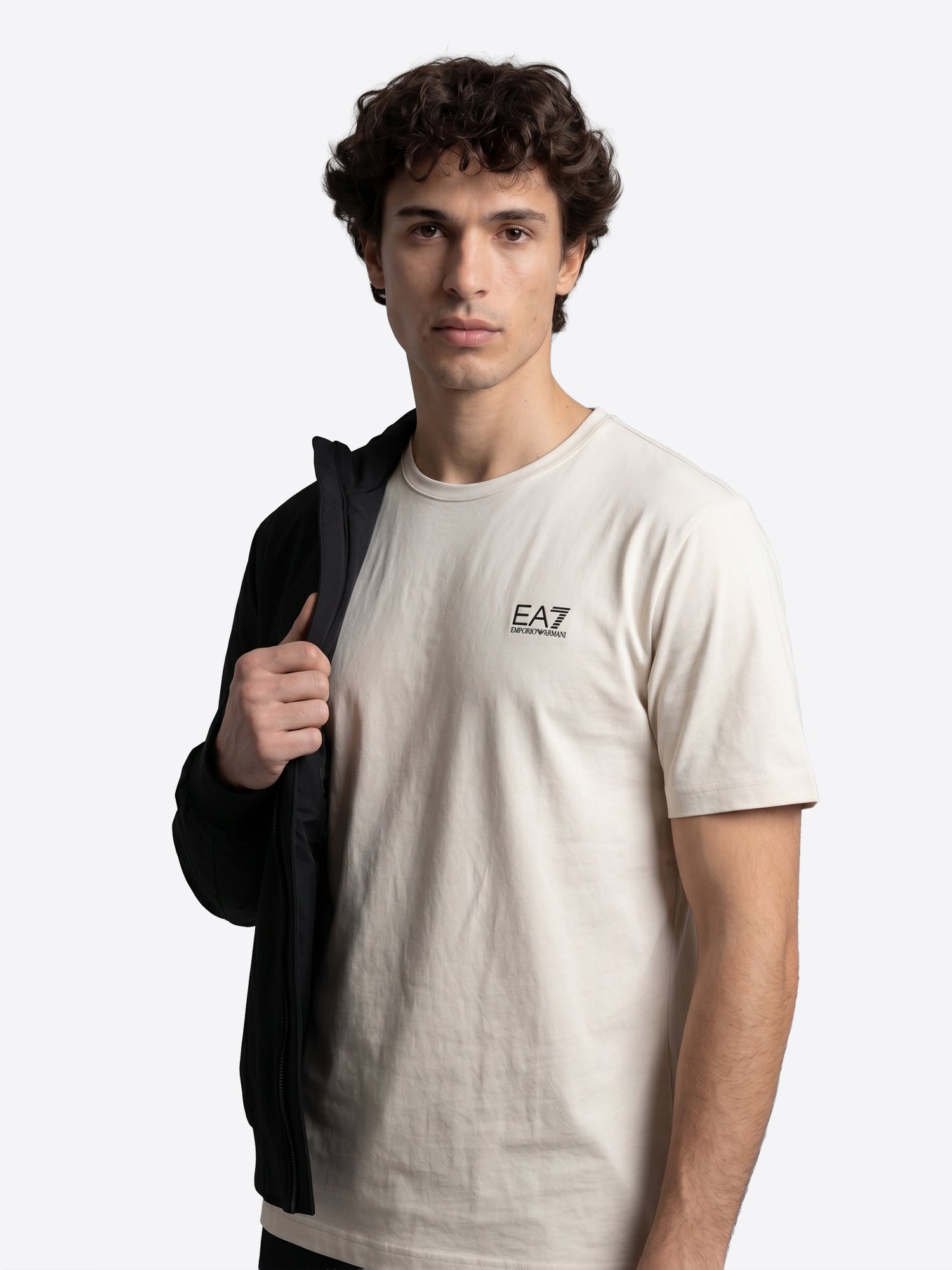 T-shirt EA7 da Uomo - beige 7M000567U1088 BEIGE