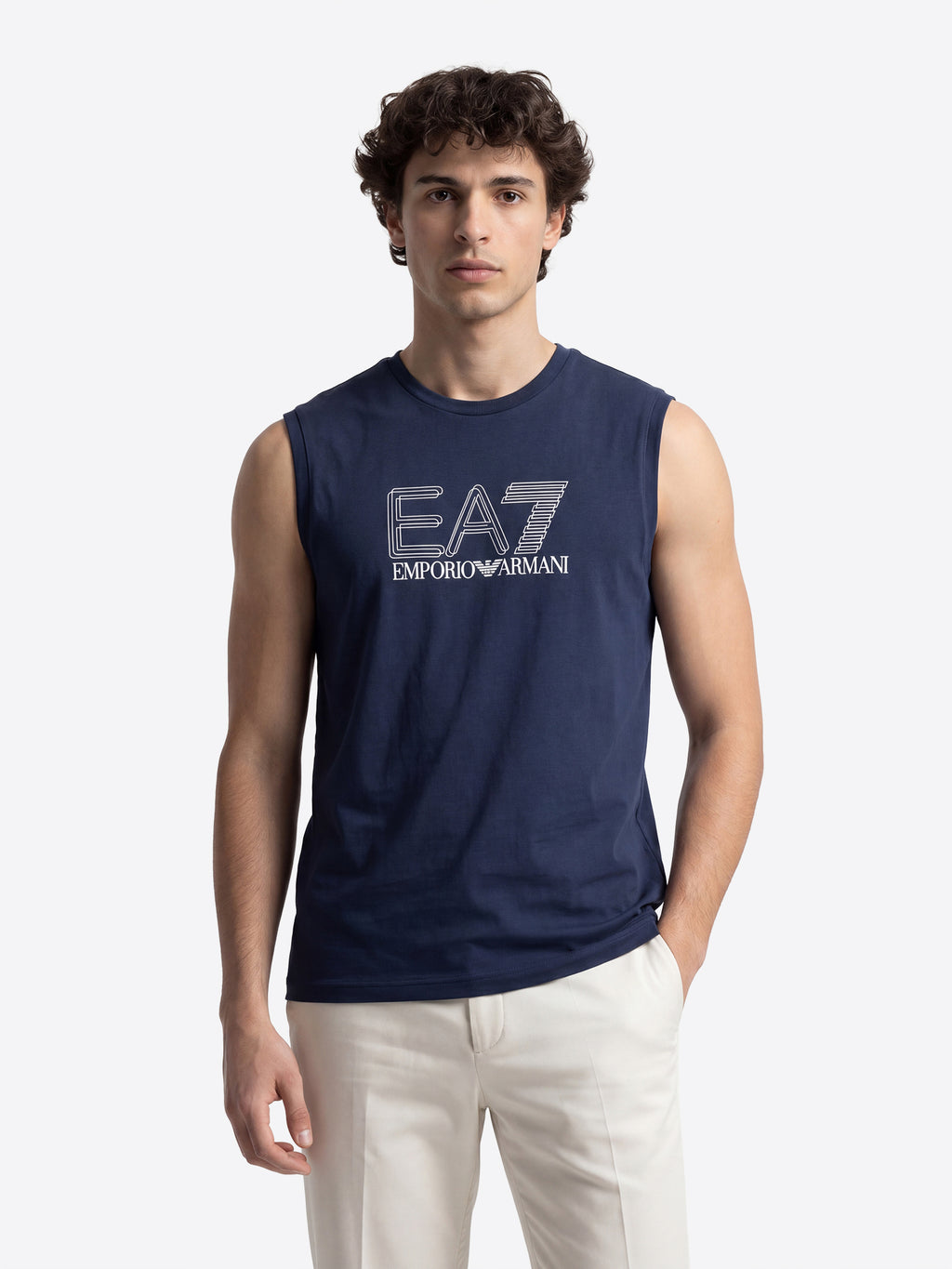 Canotta EA7 da Uomo - blu 7M001306UB102 BLU