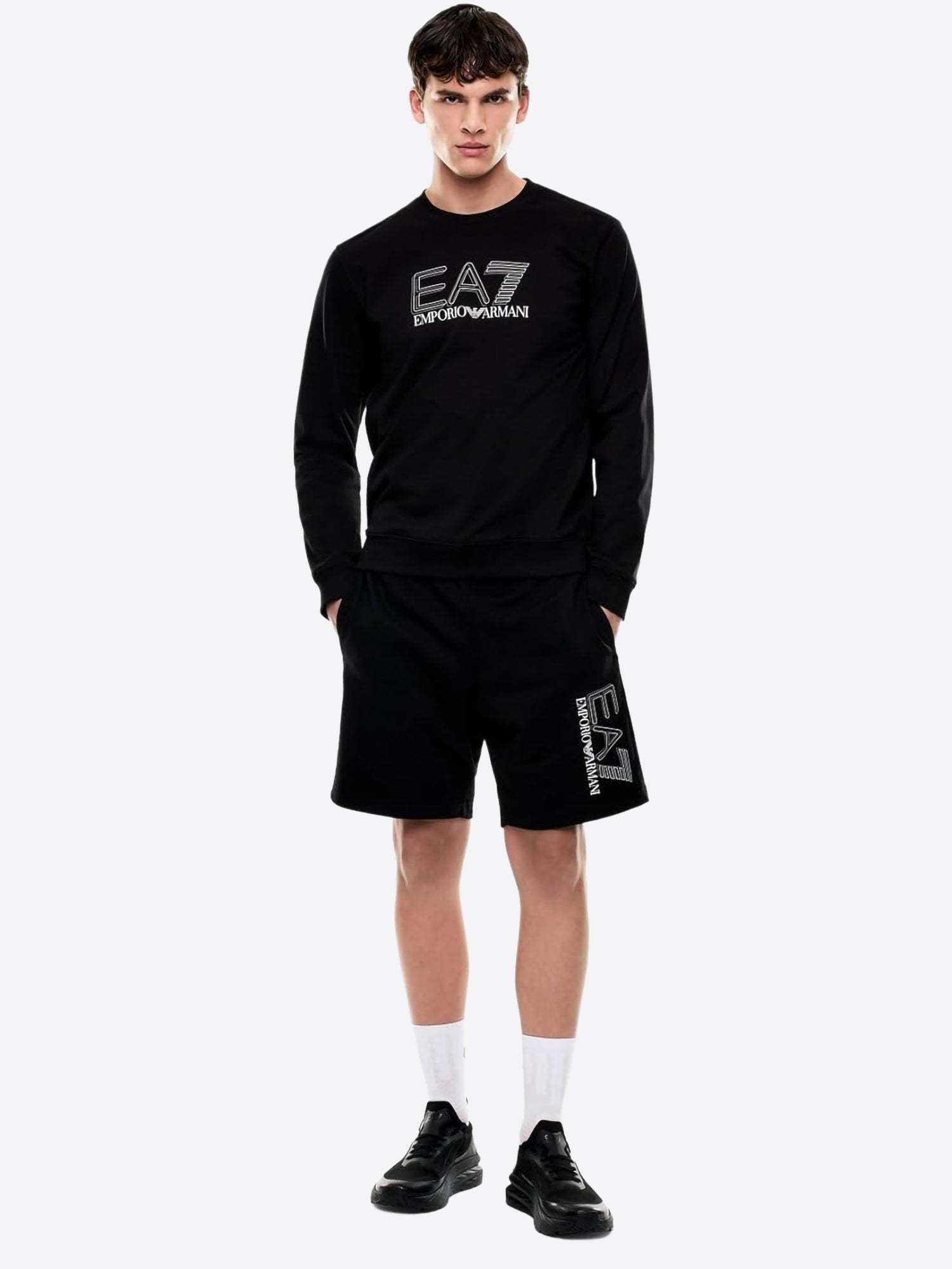 Bermuda EA7 da Uomo - nero 7M001315UC001 NERO