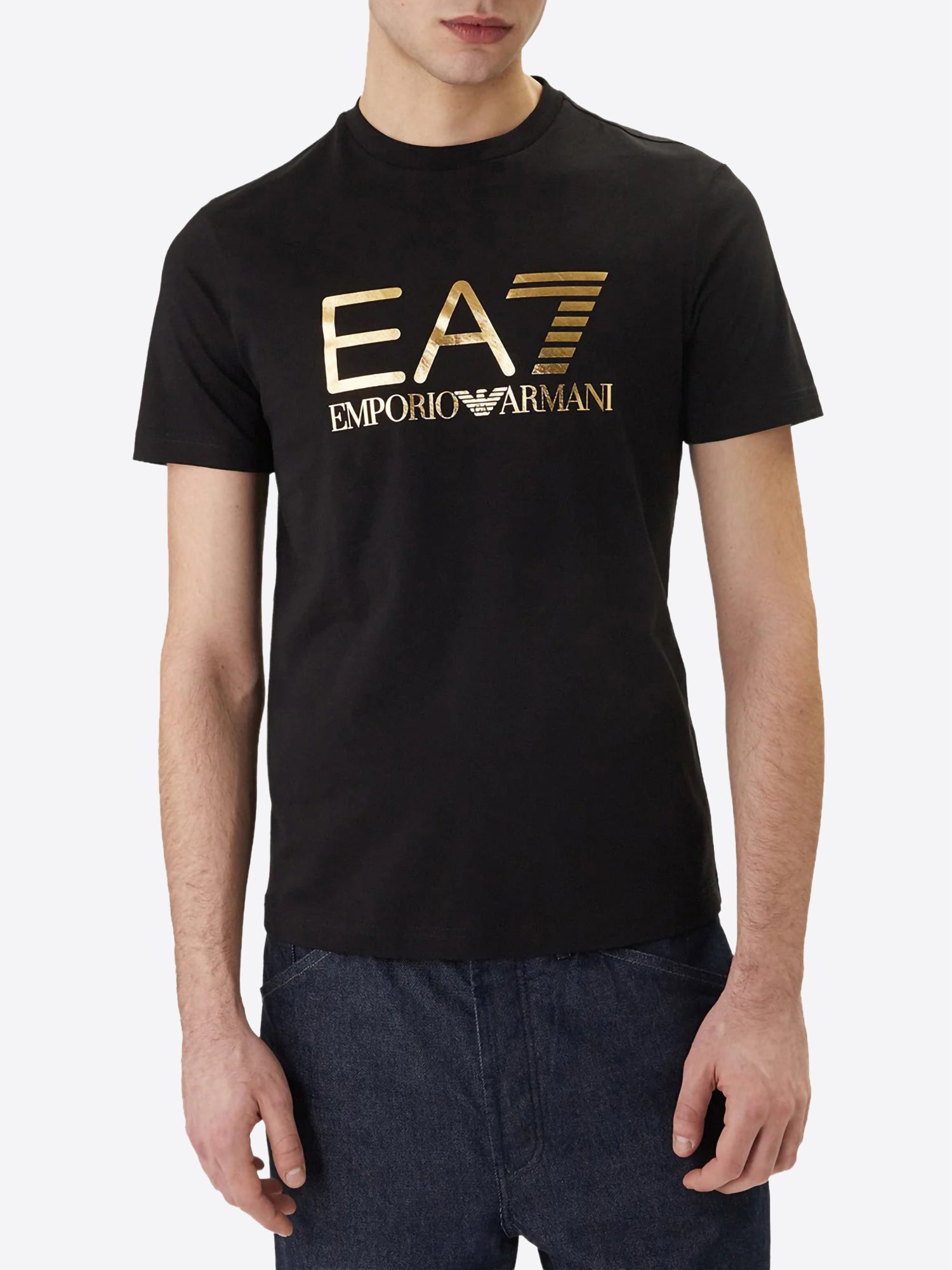 T-shirt EA7 da Uomo - nero 7M001412MC004 NEROORO