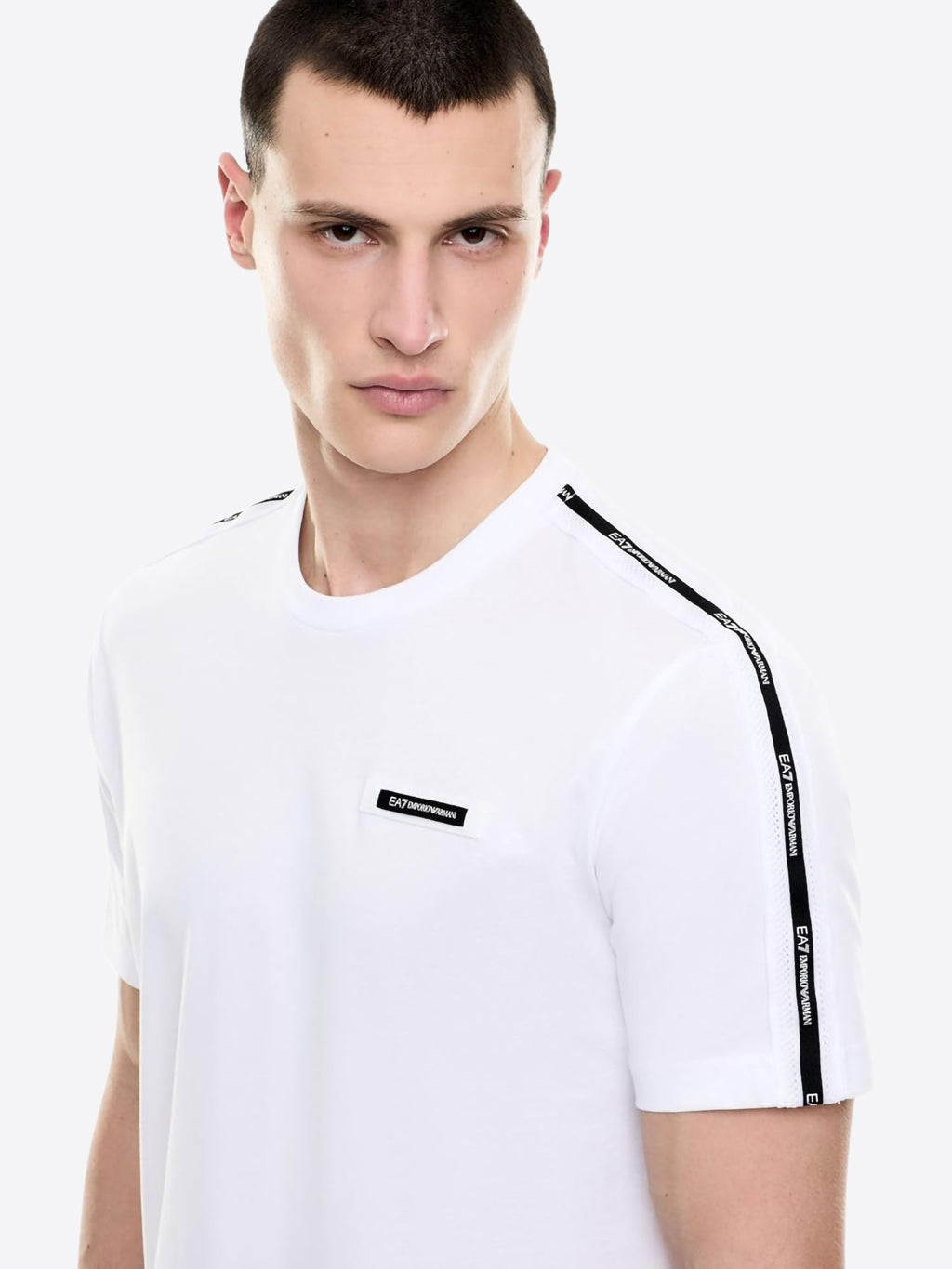 T-shirt EA7 da Uomo - bianco 7M001476U0002