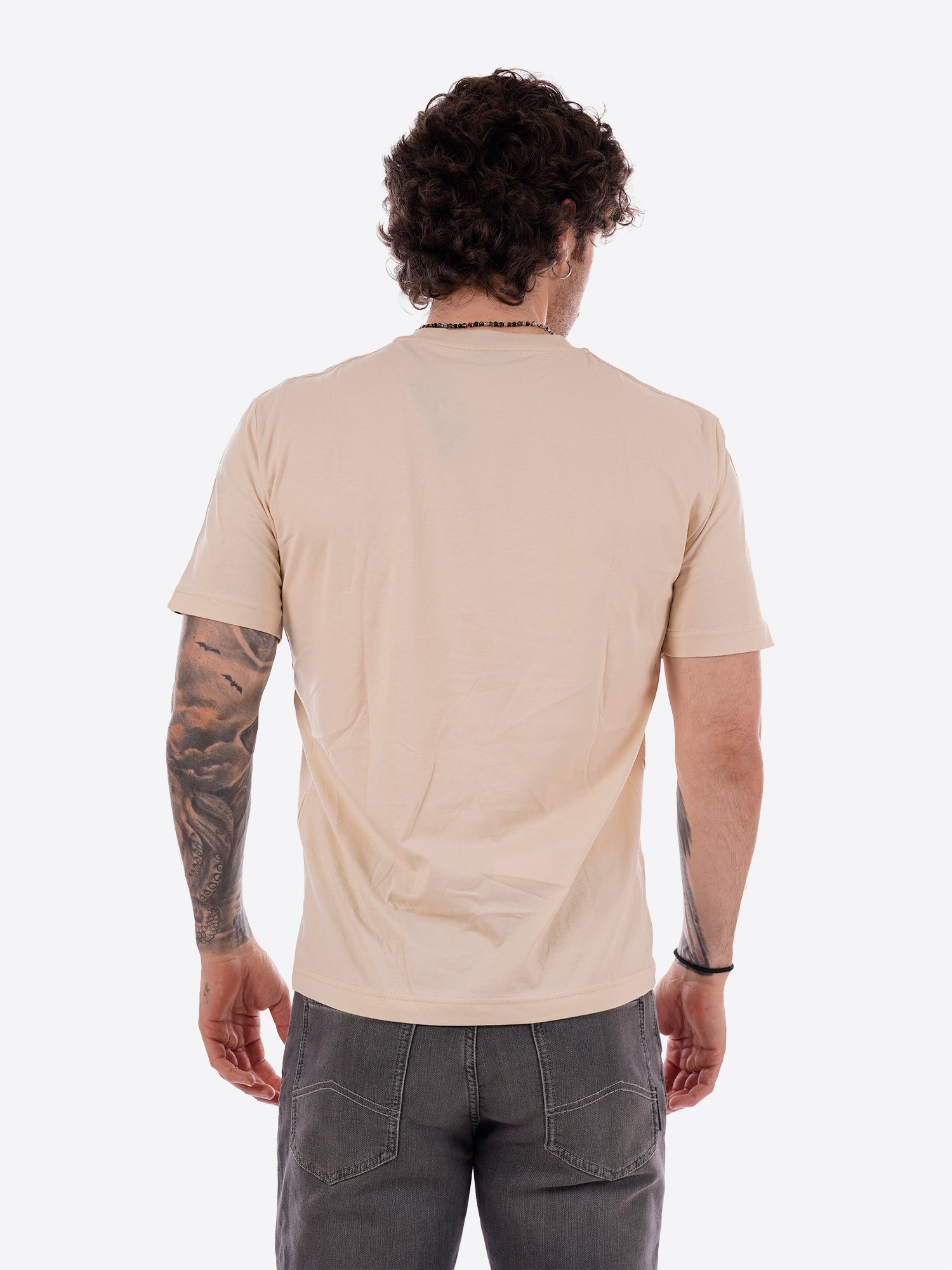 T-shirt EA7 da Uomo - beige 7M001476U1088 BEIGE