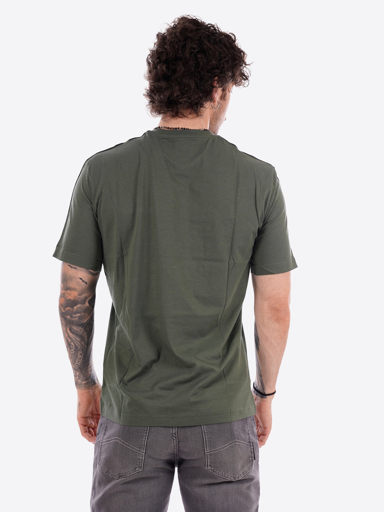 T-shirt EA7 da Uomo - verde 7M001476U7260