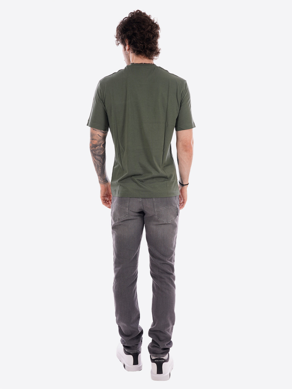 T-shirt EA7 da Uomo - verde 7M001476U7260
