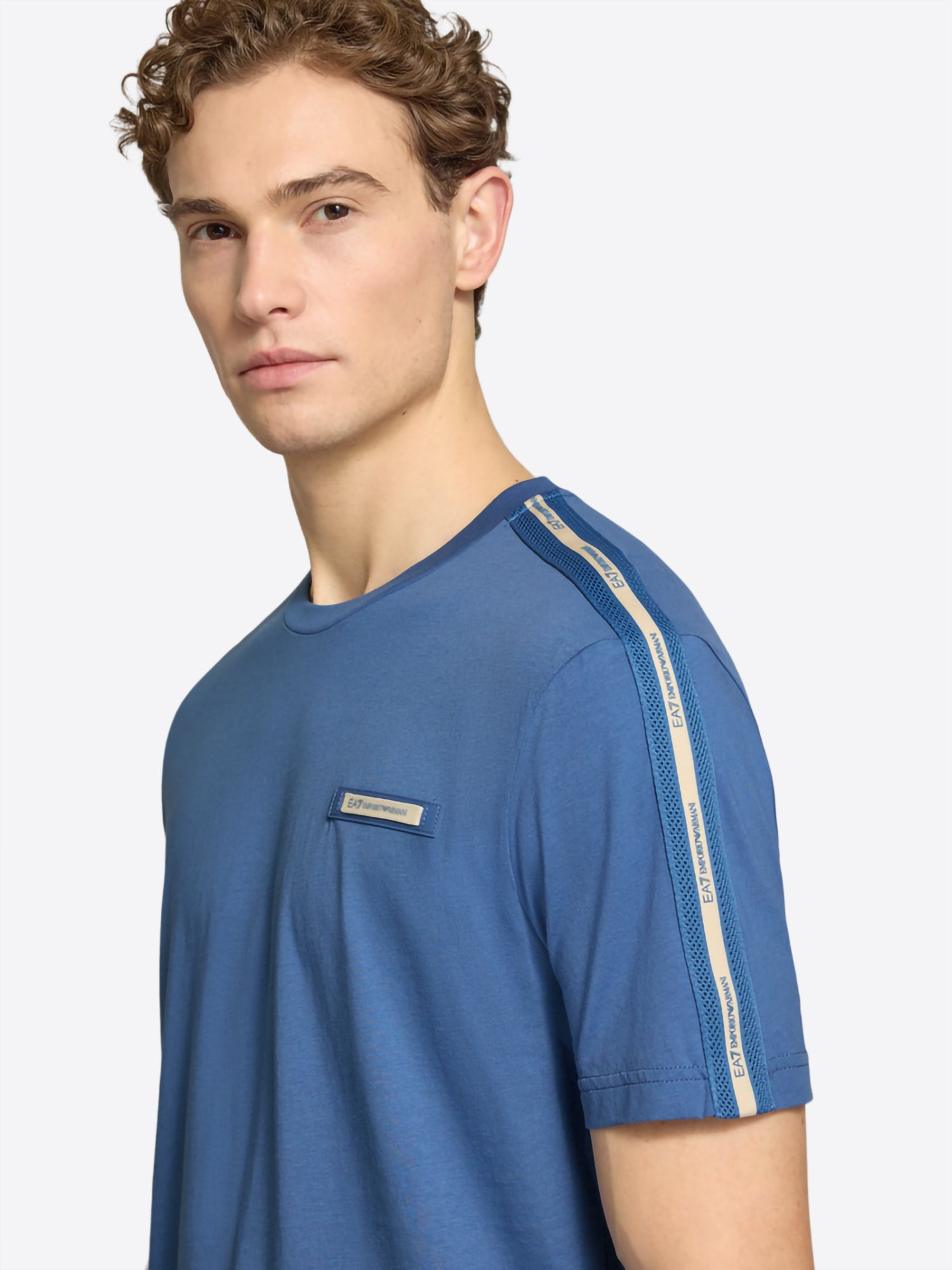 T-shirt EA7 da Uomo - blu 7M001476UB064