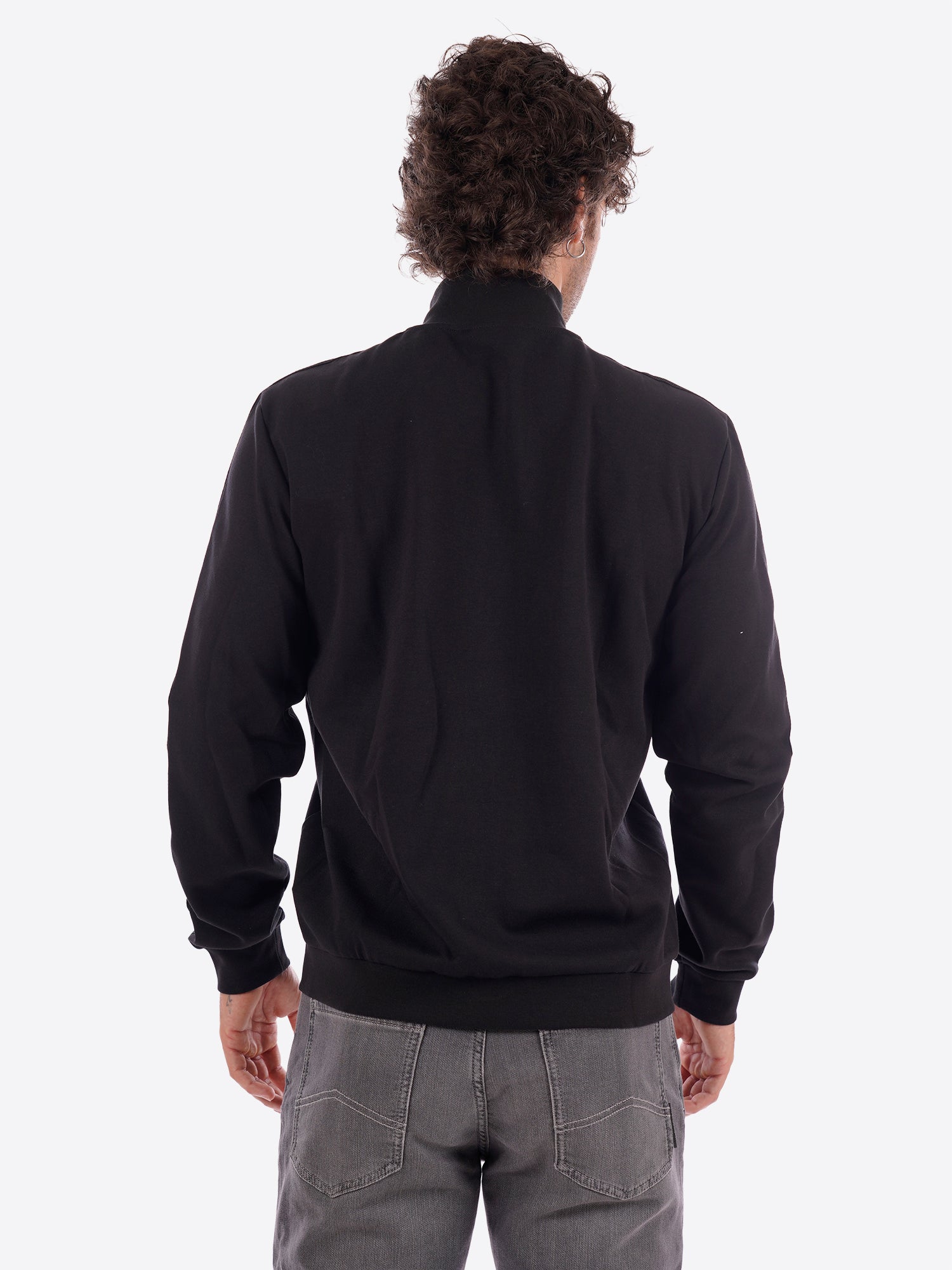 Felpa Full Zip EA7 da Uomo - nero 7M001479UC001 NERO