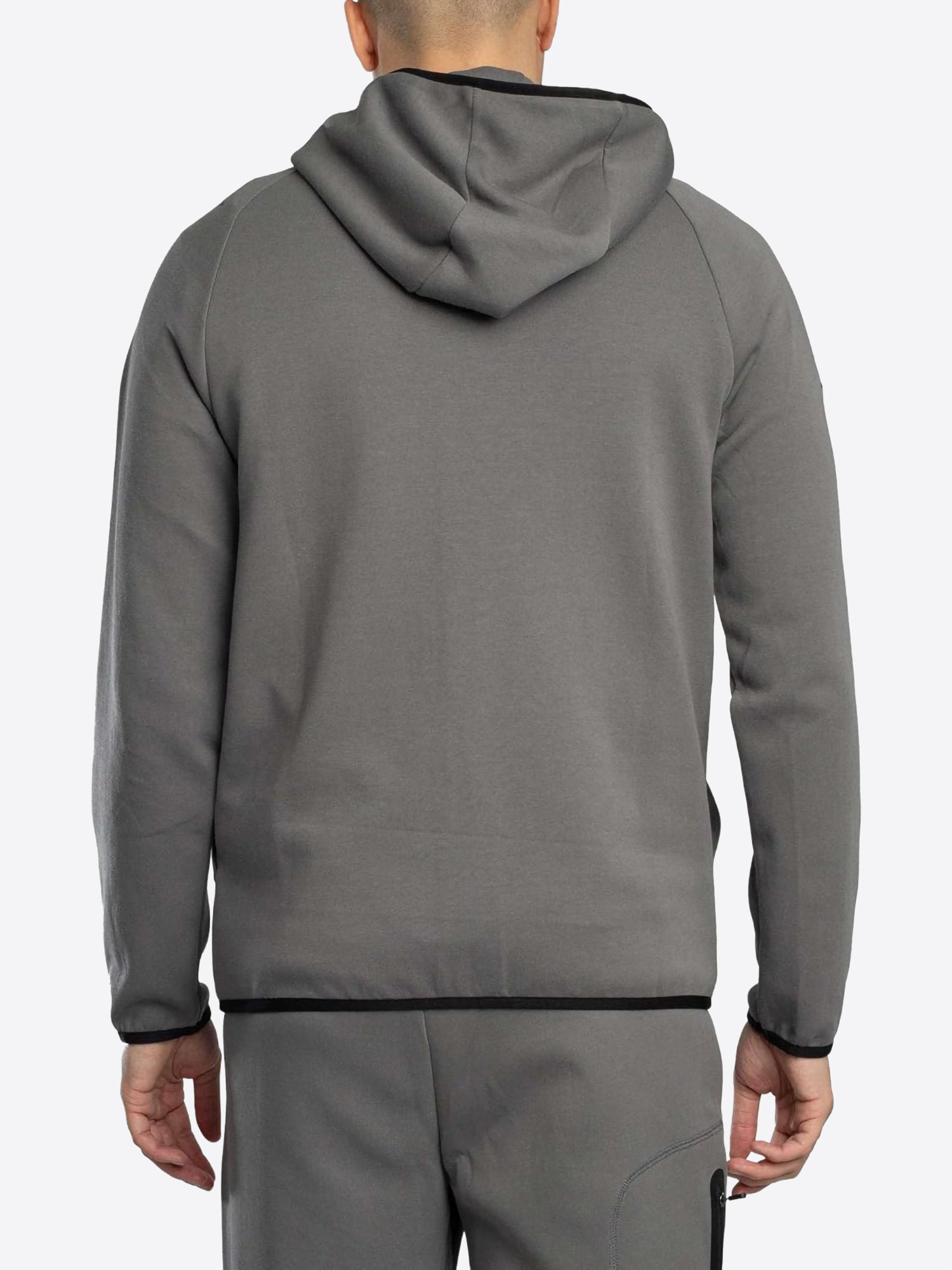 Felpa full zip cappuccio EA7 da Uomo - grigio 7M001598AF20845U8086 GRIGIO