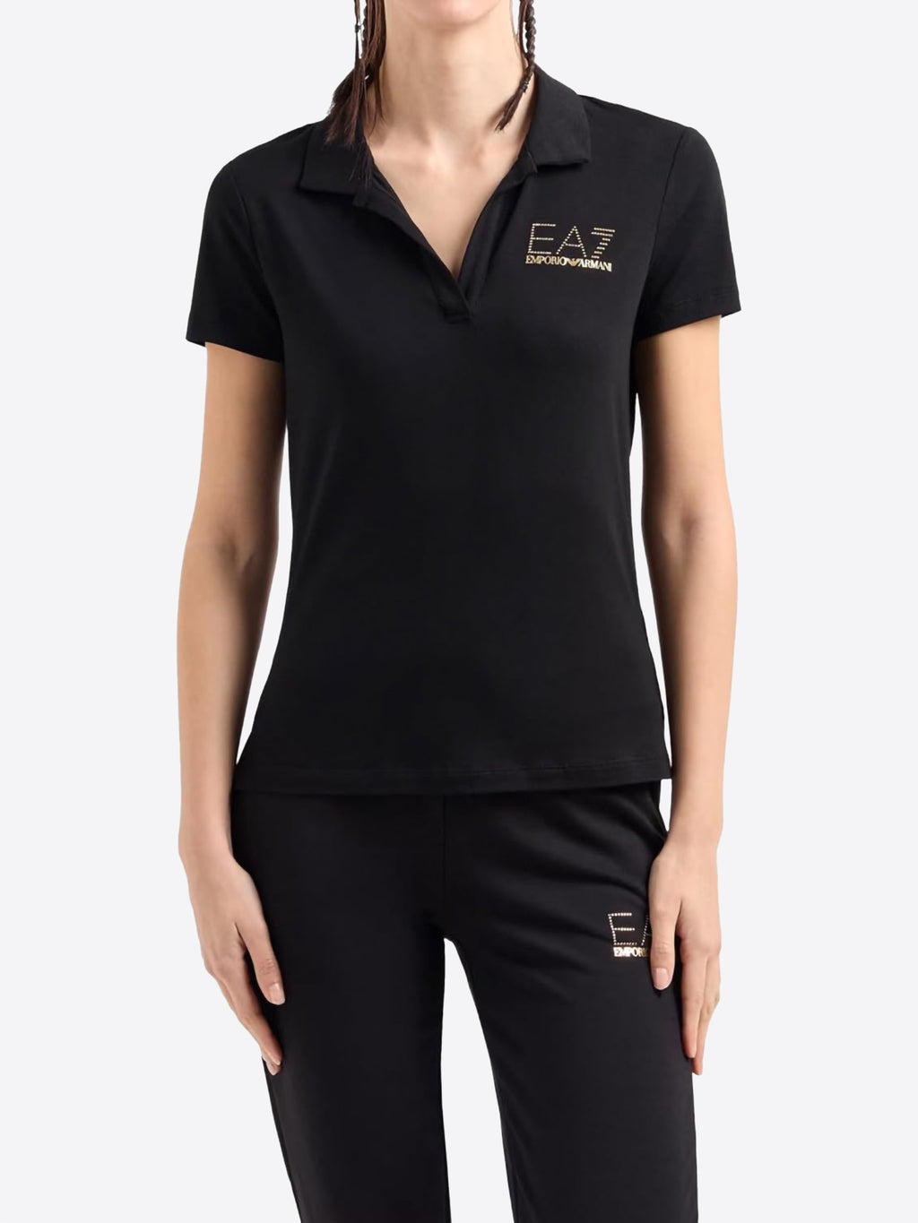 Polo maniche corte EA7 da Donna - nero 7W000266UC001 NERO