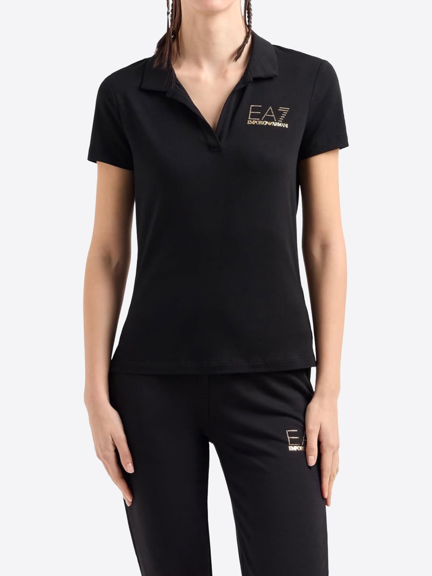 Polo maniche corte EA7 da Donna - nero 7W000266UC001 NERO