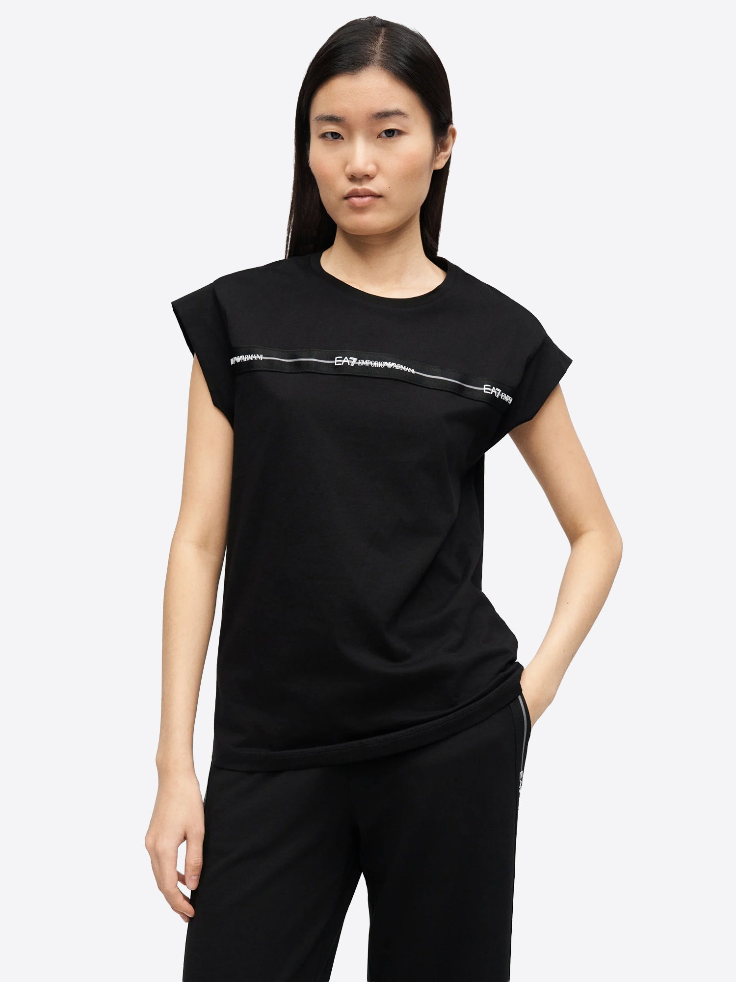 T-shirt EA7 da Donna - nero 7W000958UC001 NERO