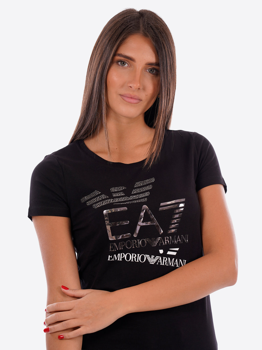 T-shirt EA7 da Donna - nero 7W000977UC001 NERO