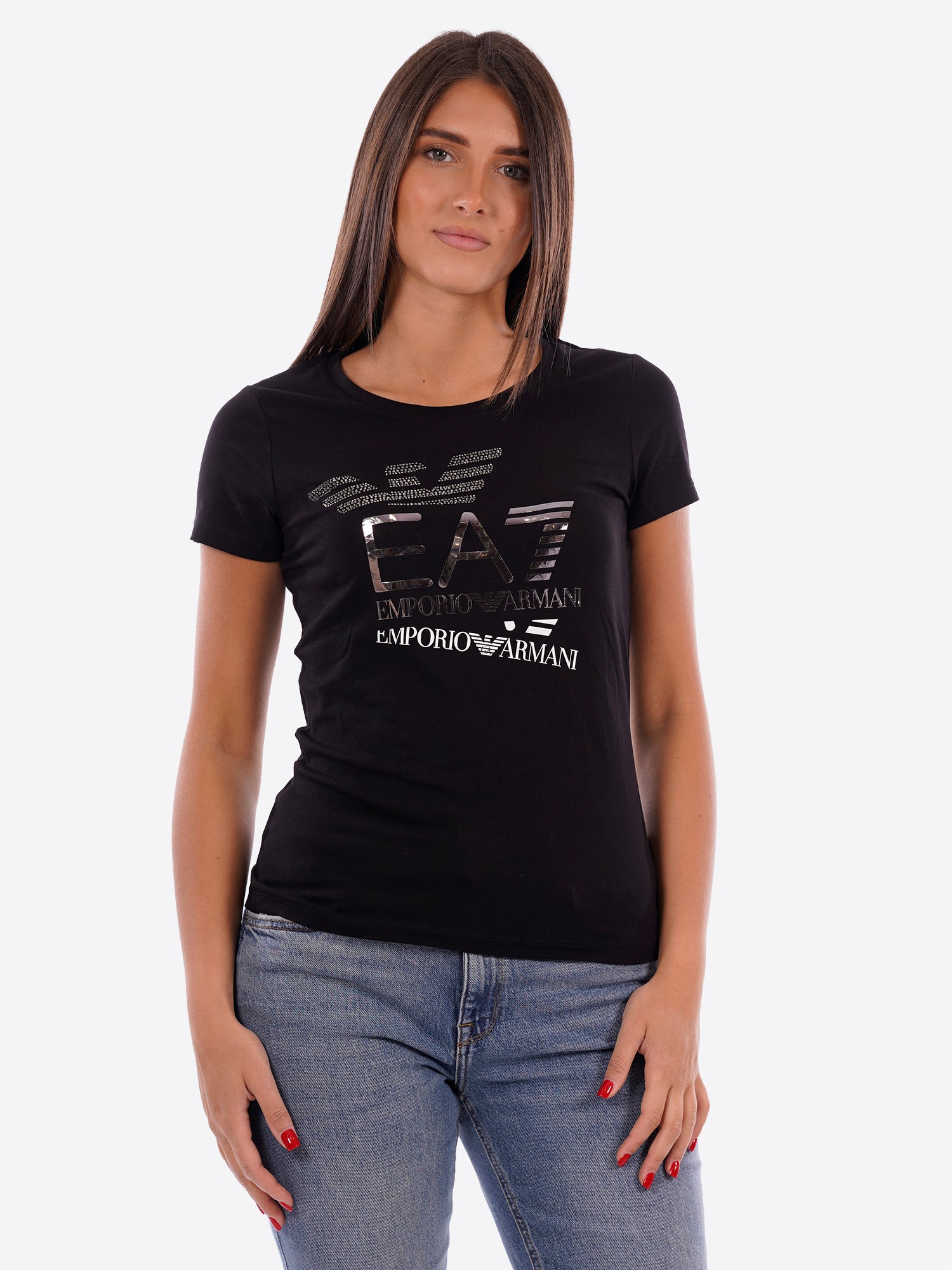 T-shirt EA7 da Donna - nero 7W000977UC001 NERO