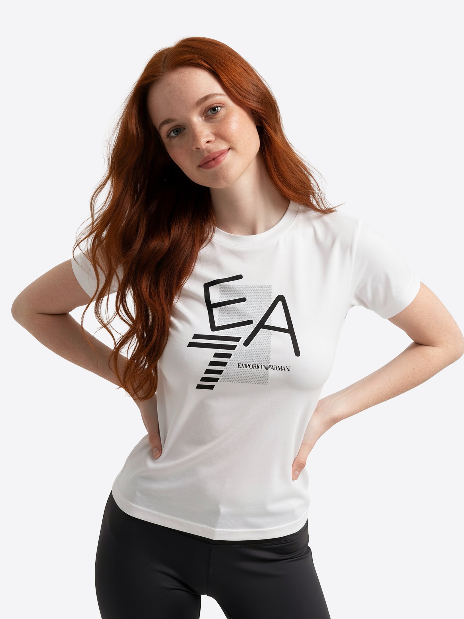 T-shirt EA7 da Donna - bianco 7W001095U0002 BIANCO