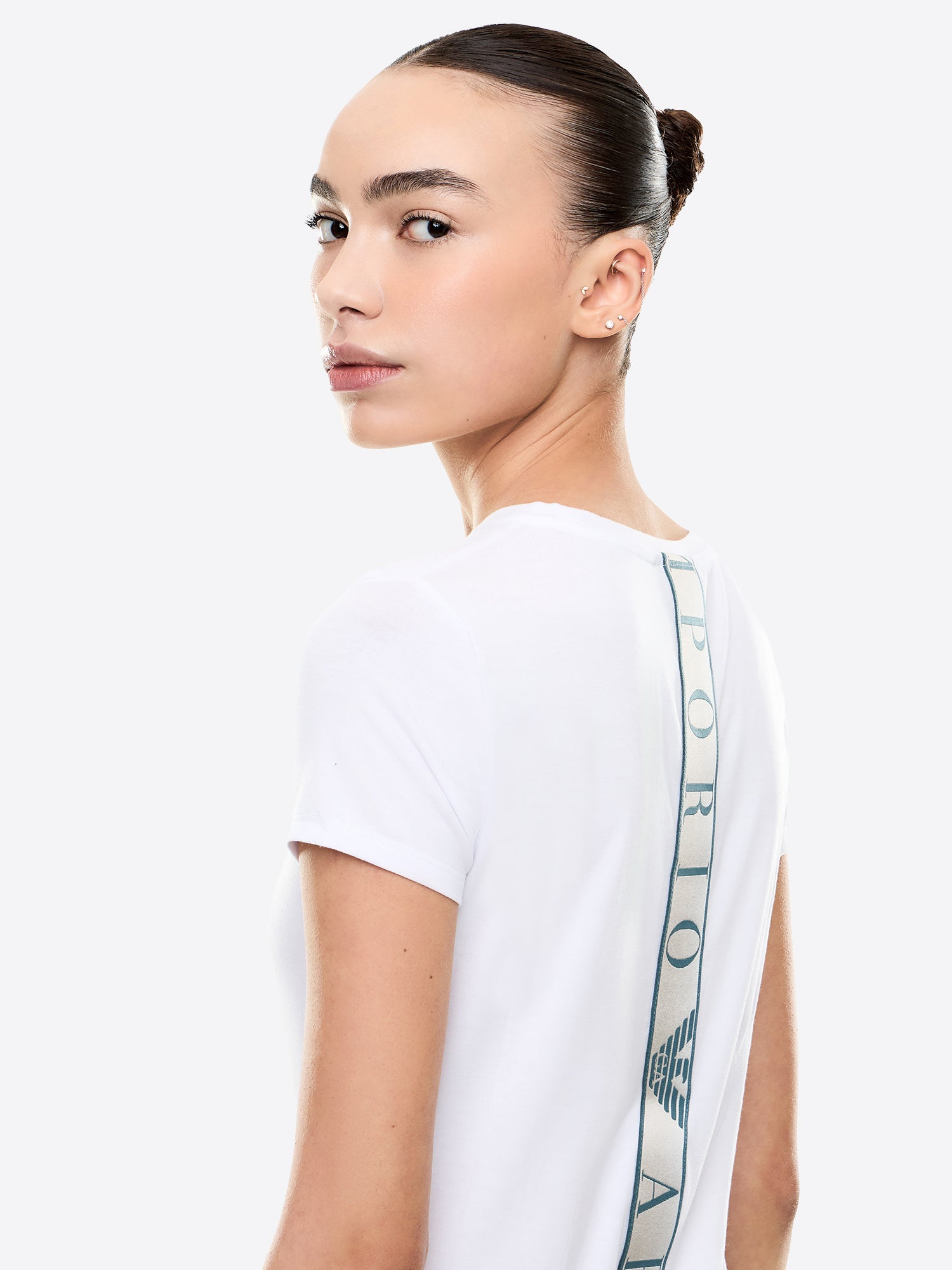 T-shirt EA7 da Donna - bianco 7W001149U0002 BIANCO