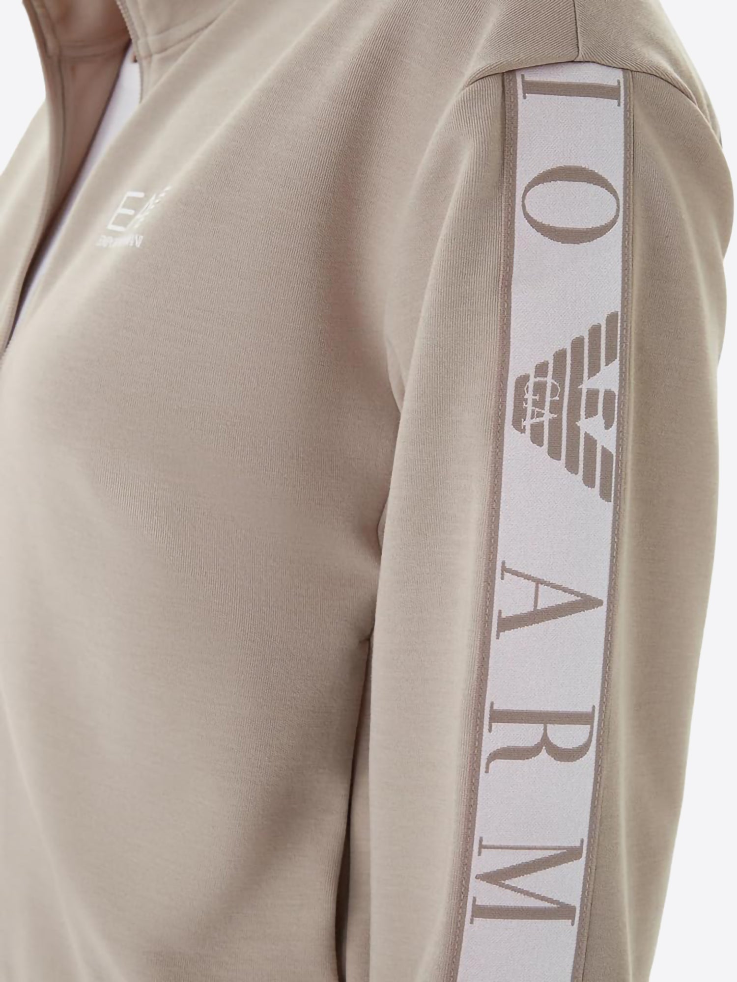 Felpa Full Zip EA7 da Donna - beige 7W001152U6225 BEIGE