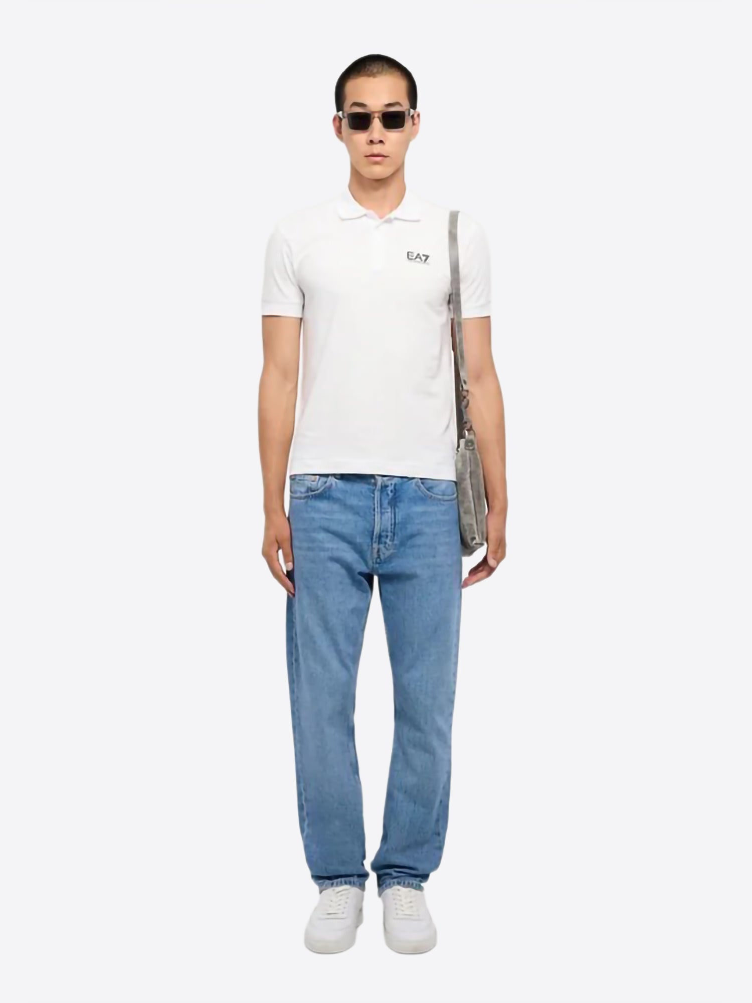 Polo maniche corte EA7 da Uomo - bianco 8NPF140100 BIANCO