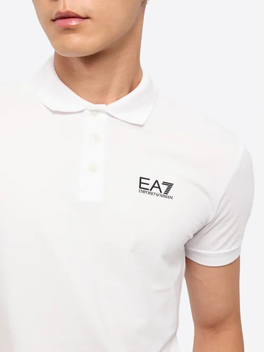 Polo maniche corte EA7 da Uomo - bianco 8NPF140100 BIANCO