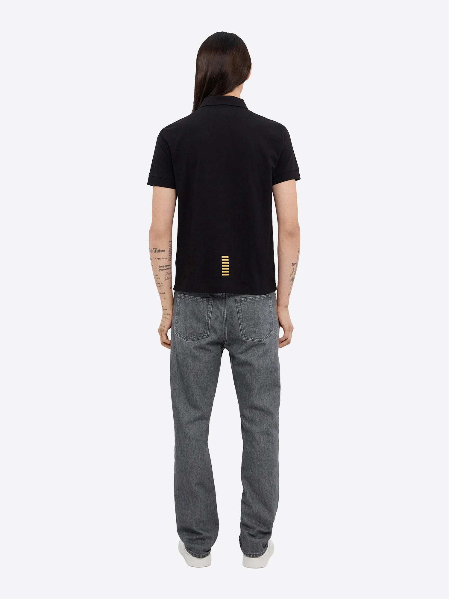 Polo maniche corte EA7 da Uomo - nero 8NPF140208 NEROORO