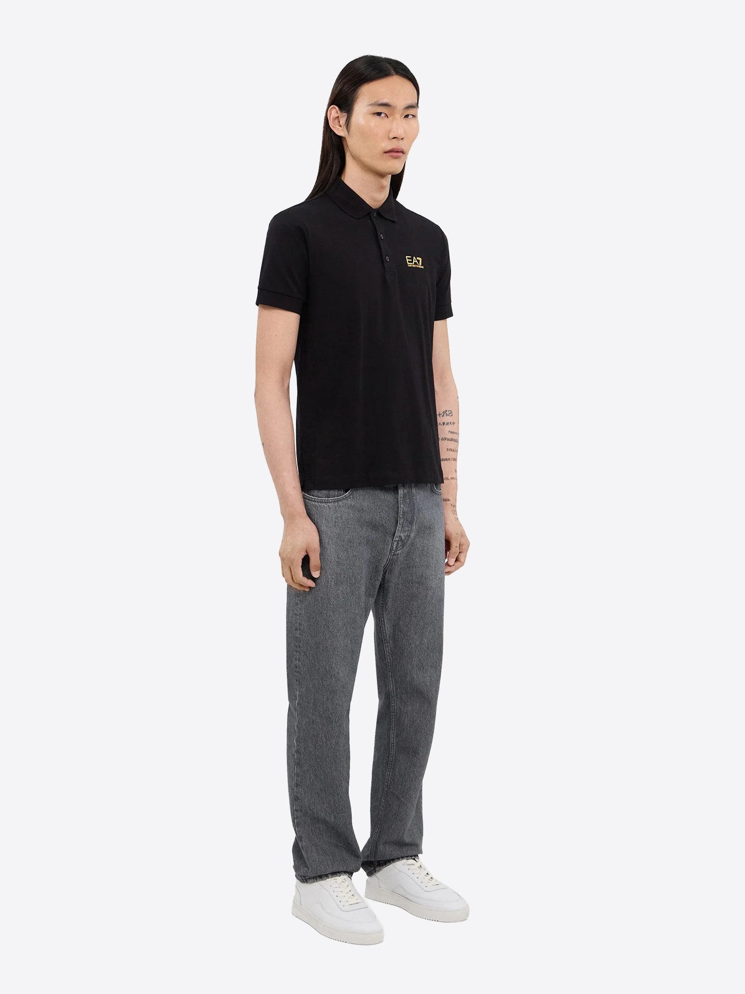 Polo maniche corte EA7 da Uomo - nero 8NPF140208 NEROORO