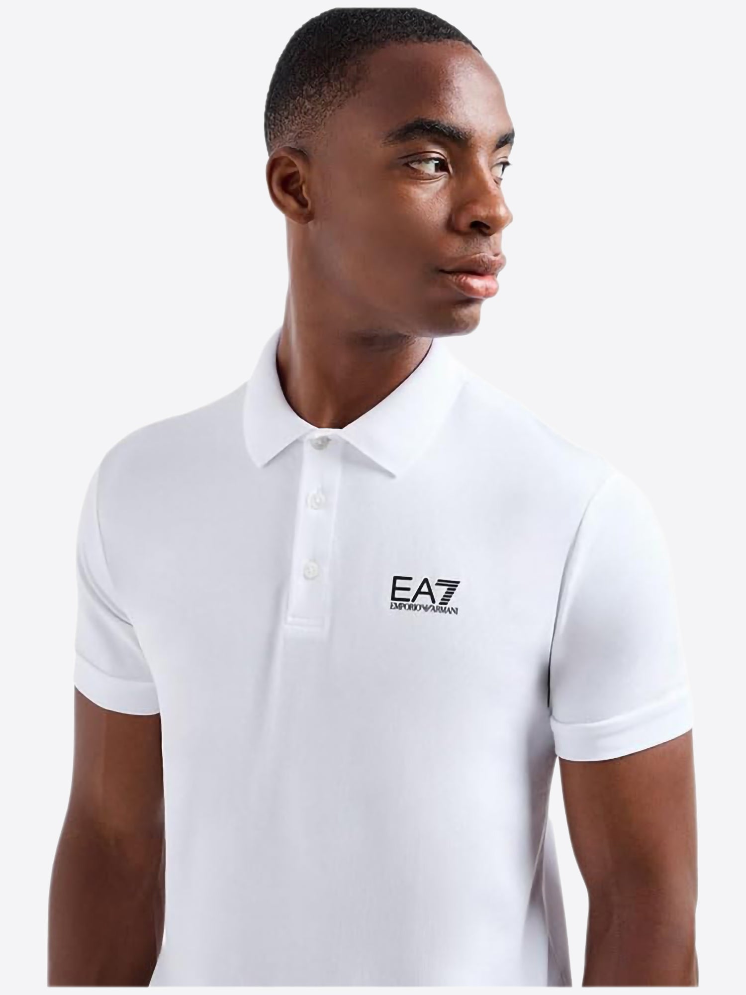 Polo maniche corte EA7 da Uomo - bianco 8NPF141100
