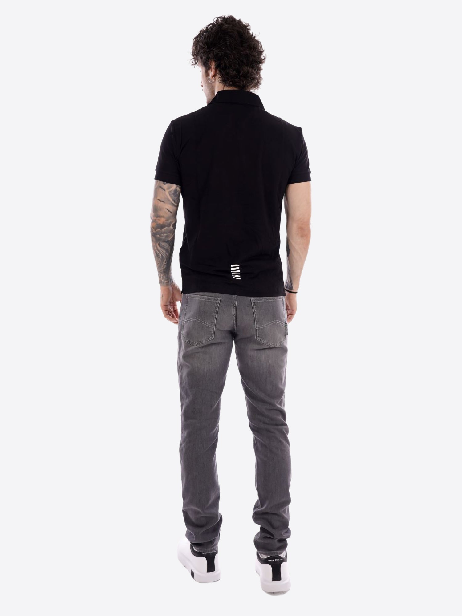 Polo maniche corte EA7 da Uomo - nero 8NPF141200
