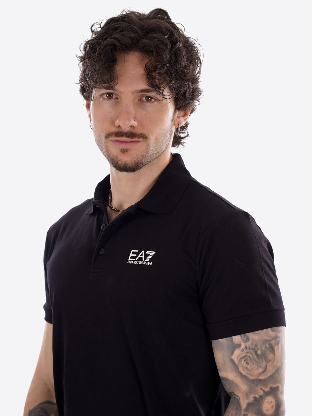Polo maniche corte EA7 da Uomo - nero 8NPF141200