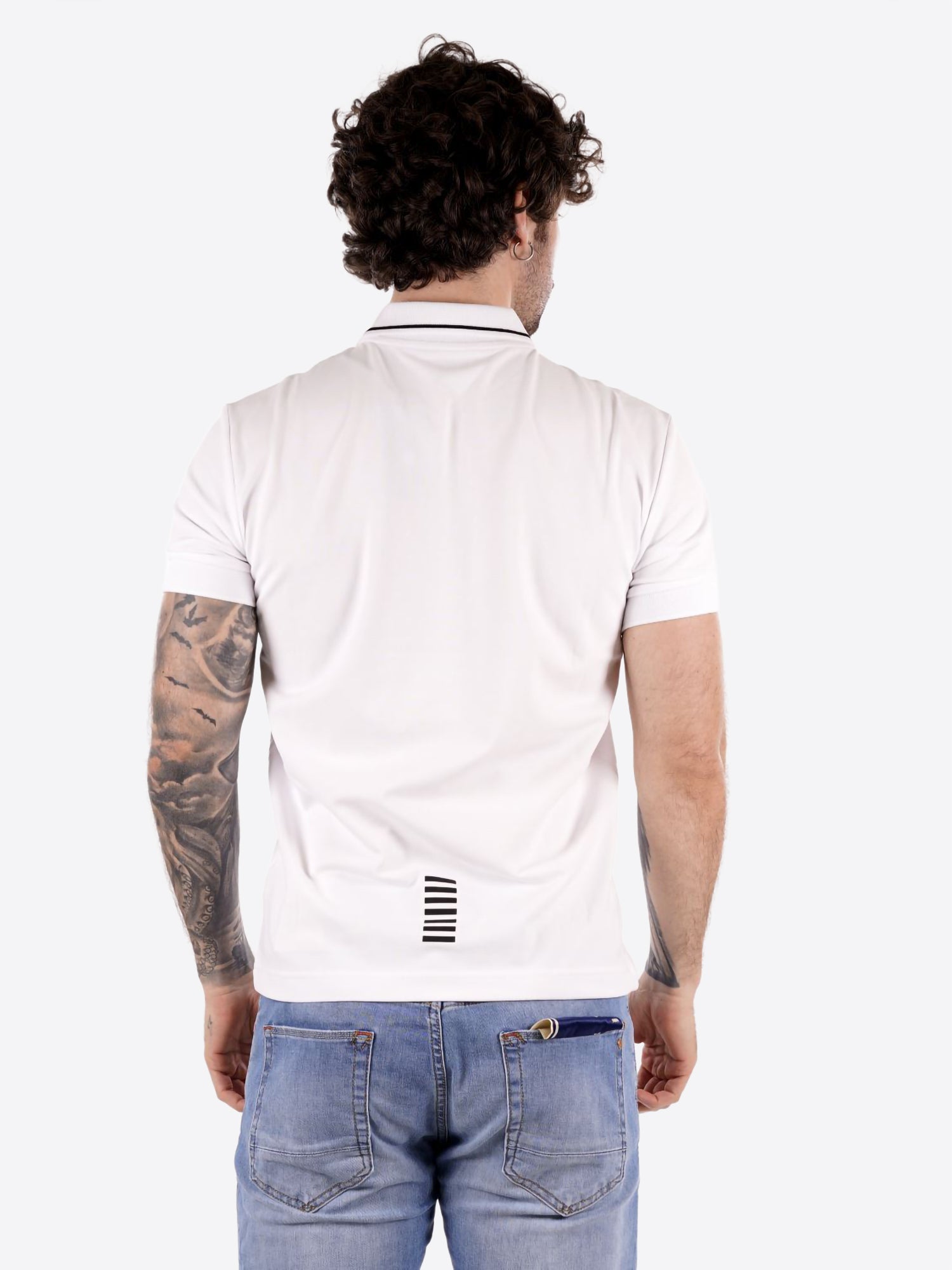 Polo maniche corte EA7 da Uomo - bianco 8NPF161100 BIANCO
