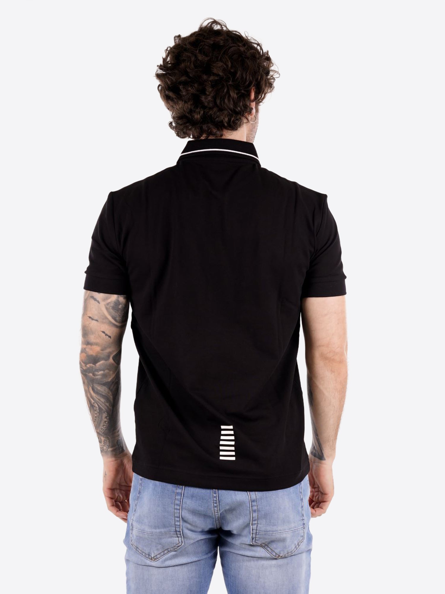 Polo maniche corte EA7 da Uomo - nero 8NPF161200 NERO