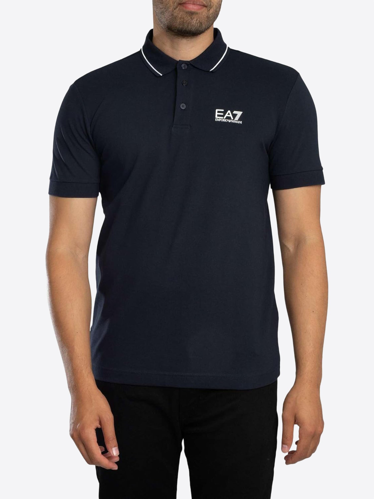 Polo maniche corte EA7 da Uomo - blu 8NPF161562