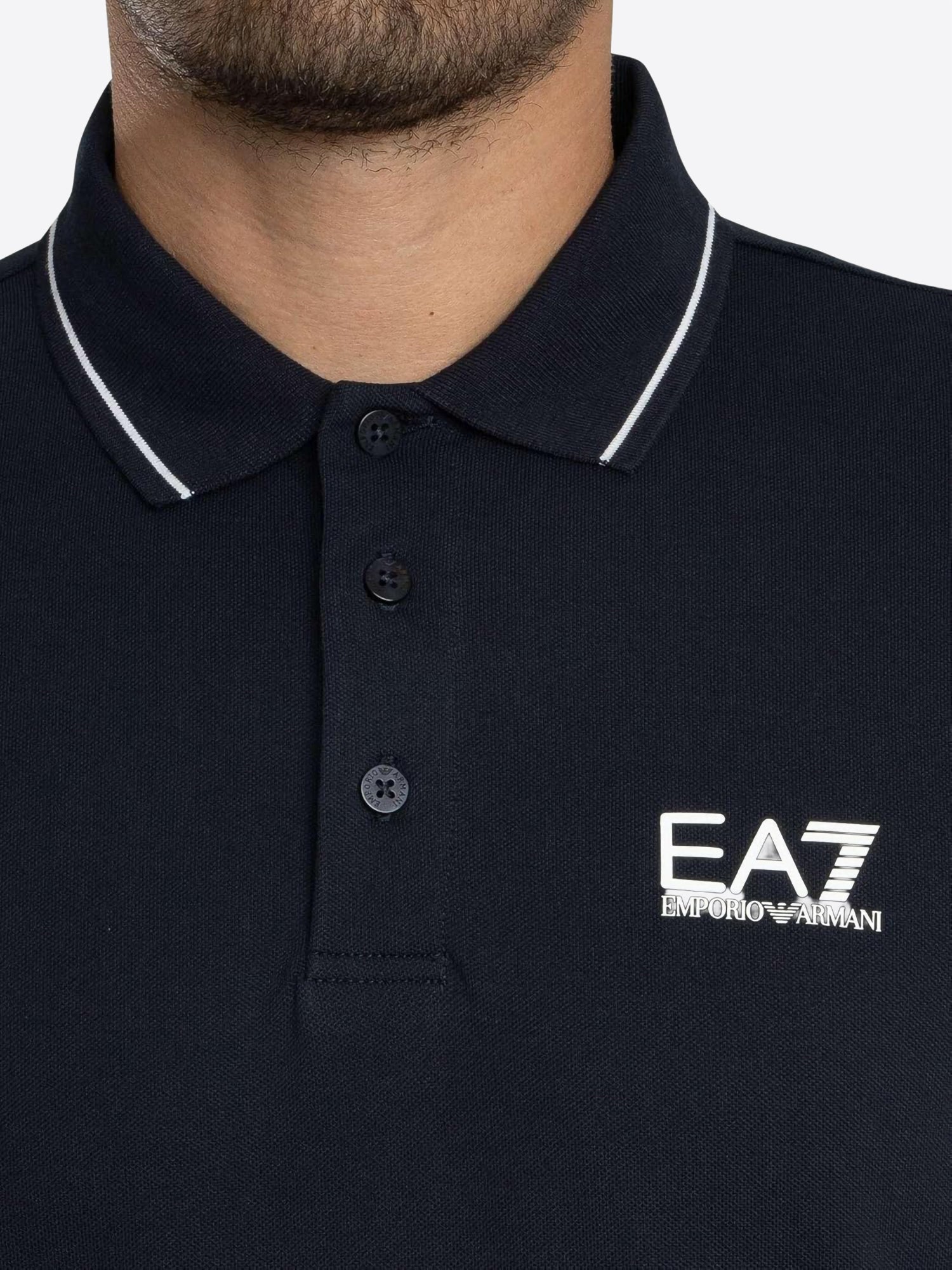 Polo maniche corte EA7 da Uomo - blu 8NPF161562