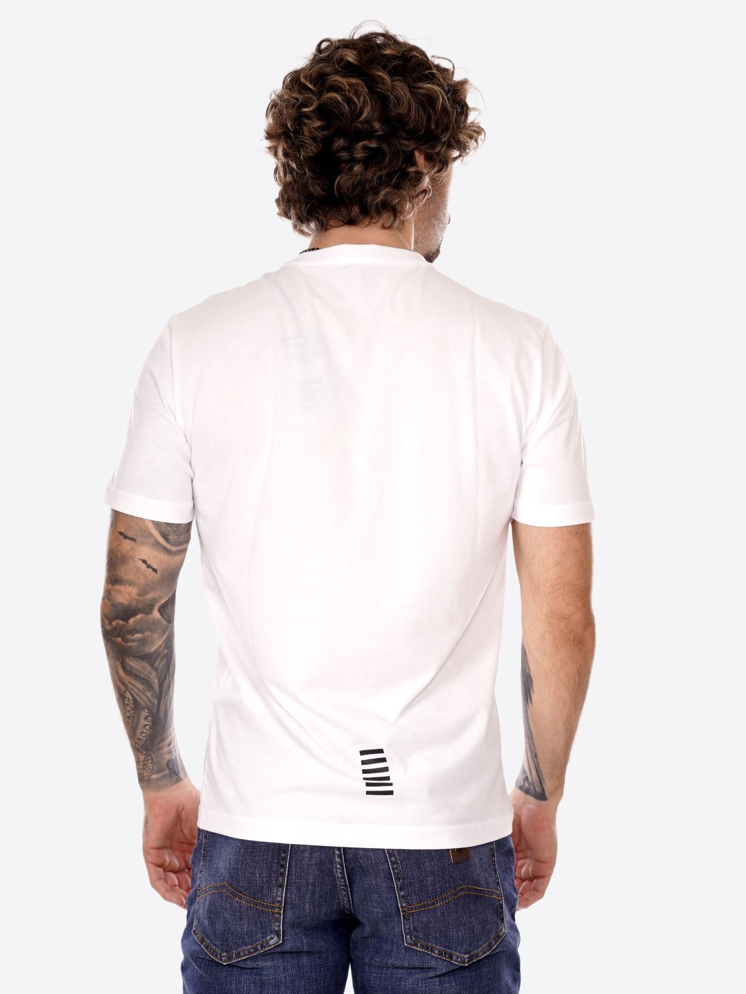 T-shirt EA7 da Uomo - bianco 8NPT251100 BIANCO