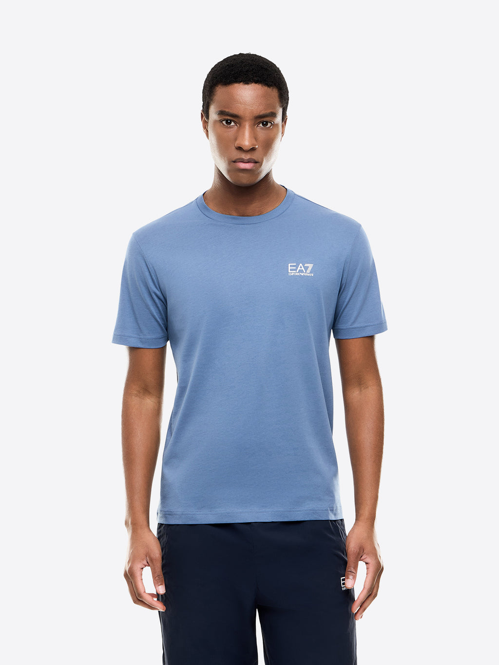 T-shirt EA7 da Uomo - blu 8NPT25UB064 DENIM