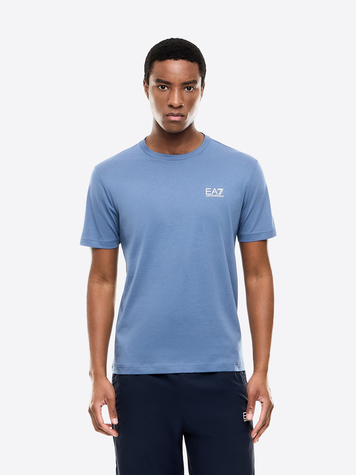 T-shirt EA7 da Uomo - blu 8NPT25UB064 DENIM