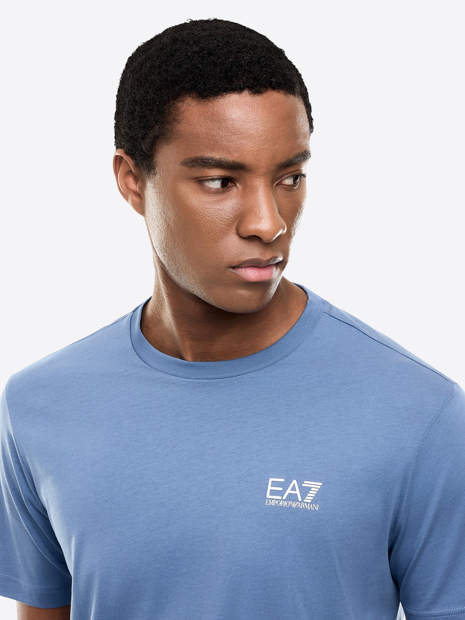 T-shirt EA7 da Uomo - blu 8NPT25UB064 DENIM
