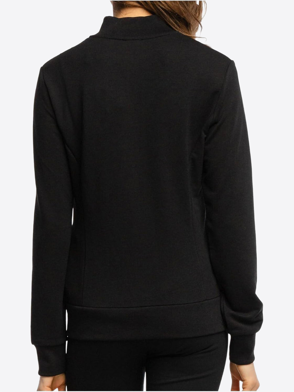 Felpa Full Zip EA7 da Donna - nero 8NTM431200 NERO