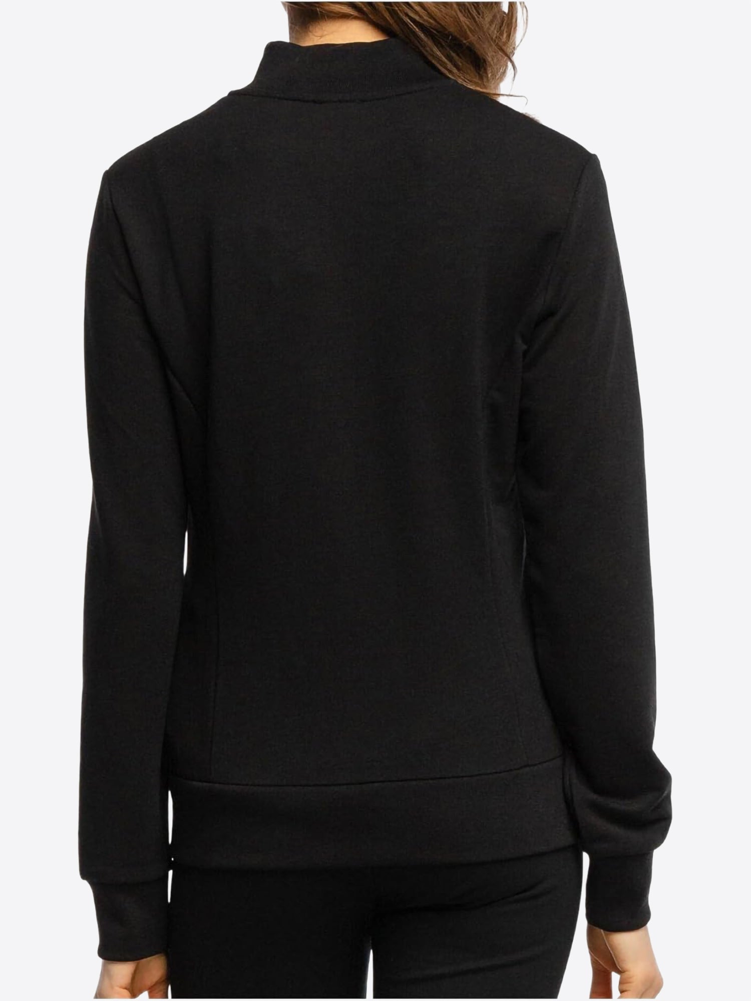 Felpa Full Zip EA7 da Donna - nero 8NTM431200 NERO
