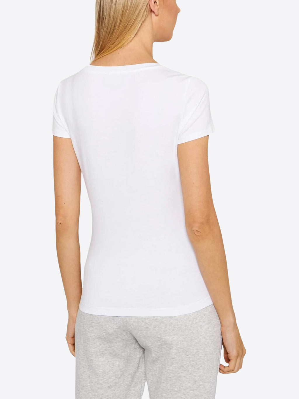 T-shirt EA7 da Donna - bianco 8NTT651100 BIANCO