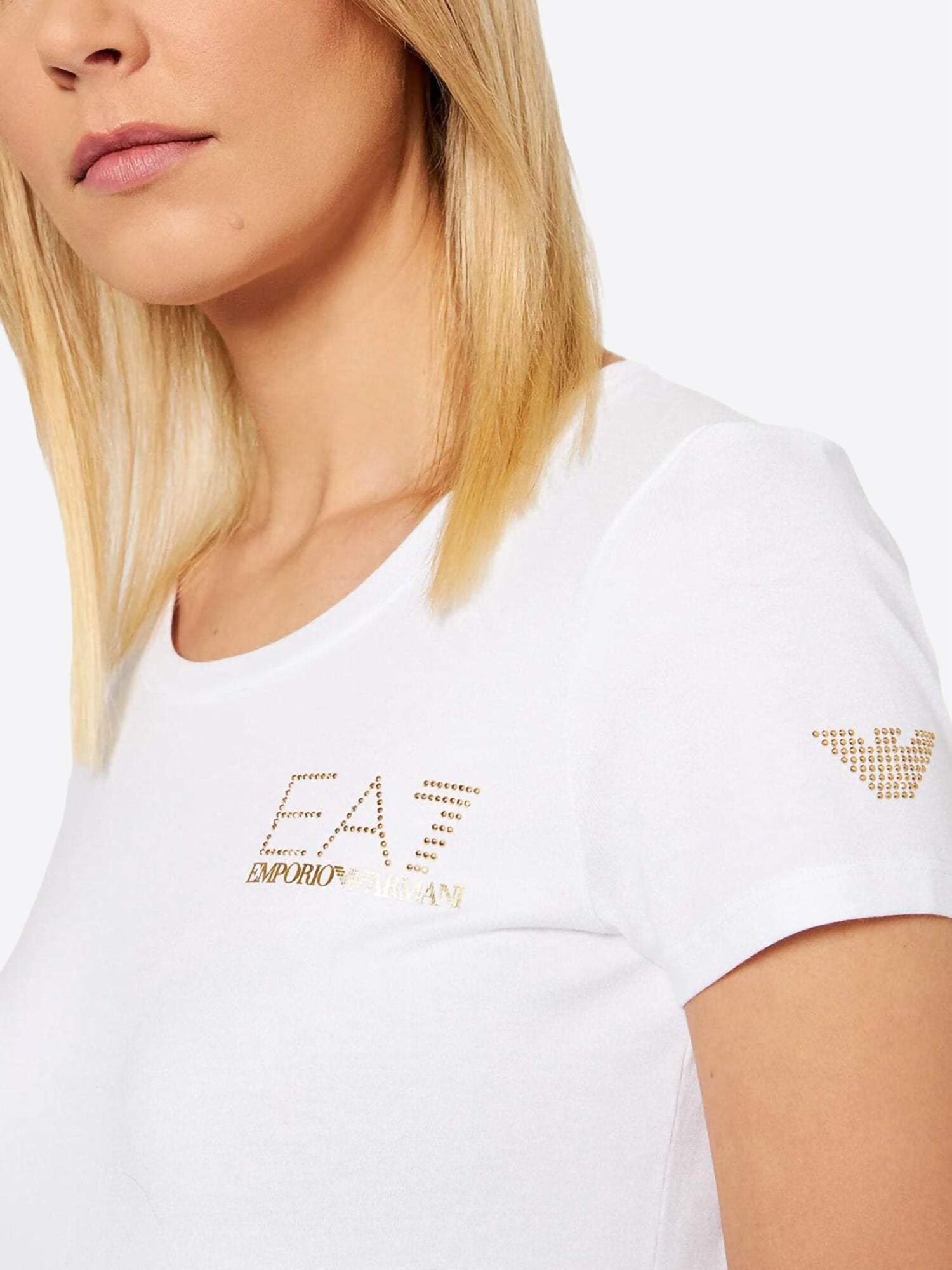 T-shirt EA7 da Donna - bianco 8NTT651100 BIANCO