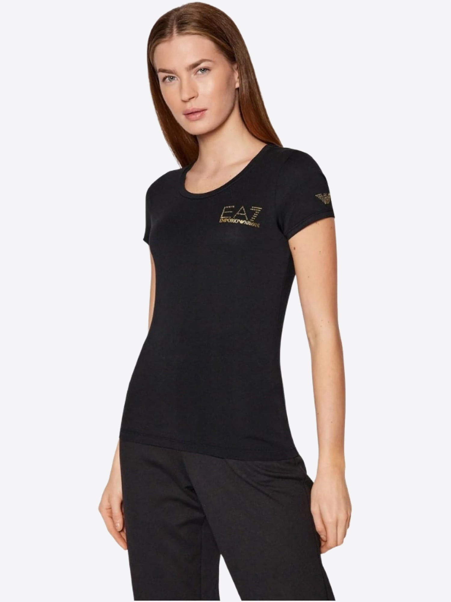 T-shirt EA7 da Donna - nero 8NTT651200 NERO