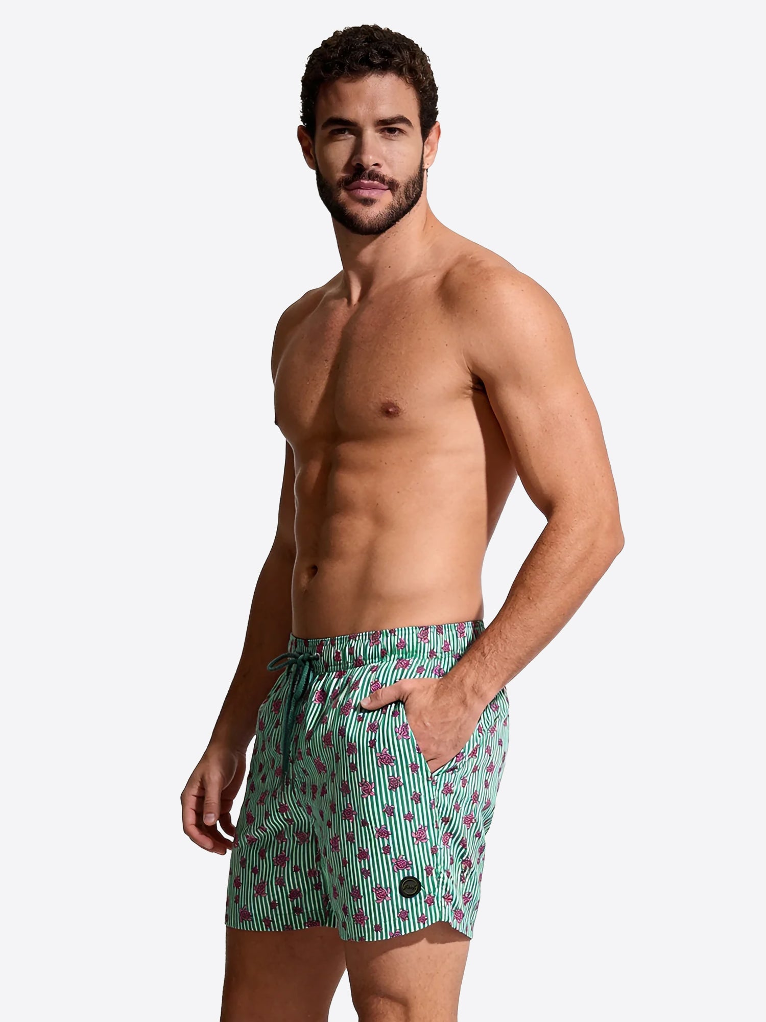 Shorts Mare FUCK da Uomo - verde FK26-SM5800X07