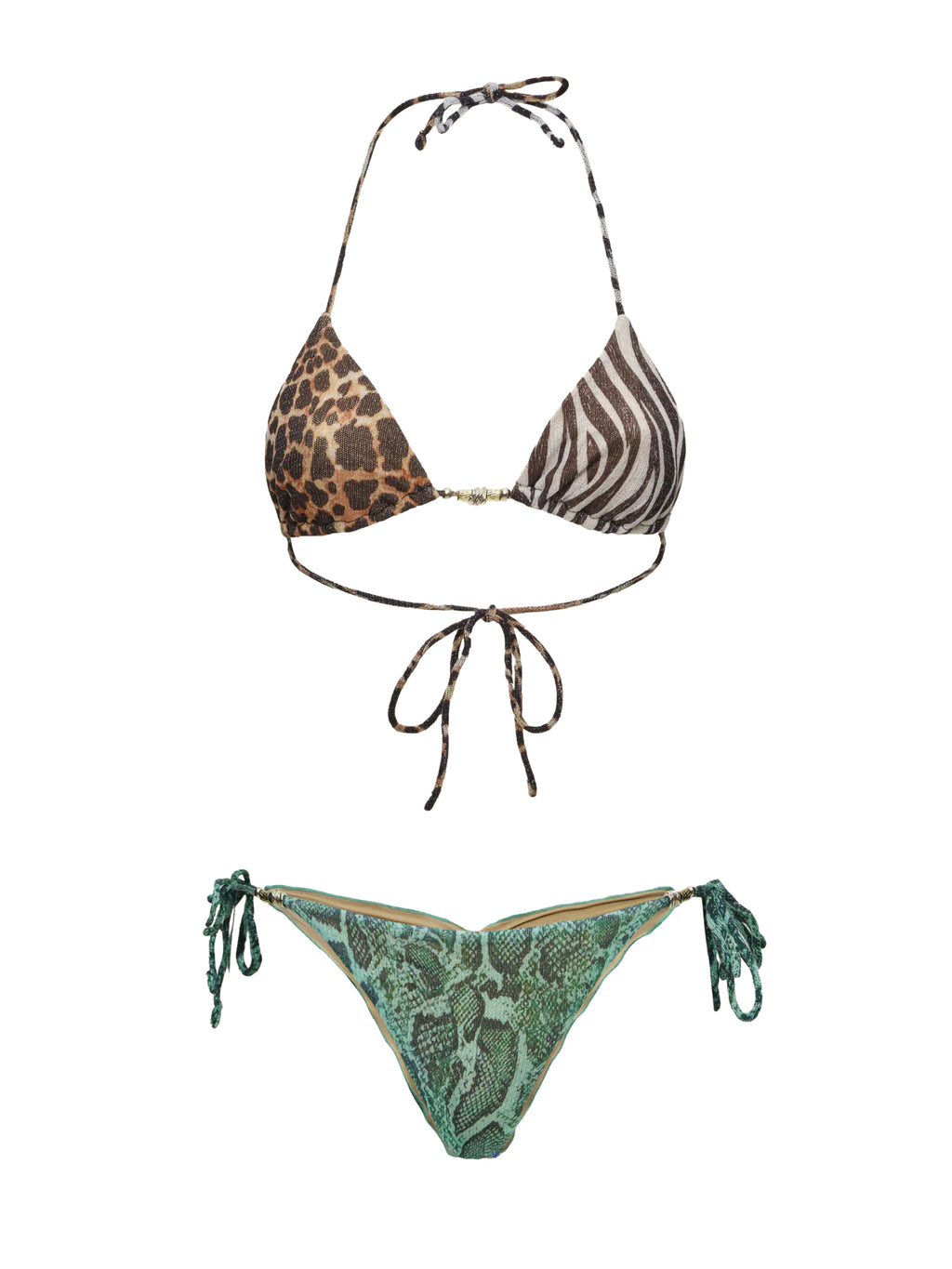 Bikini FUCK da Donna - verde FK26-SW0140X10